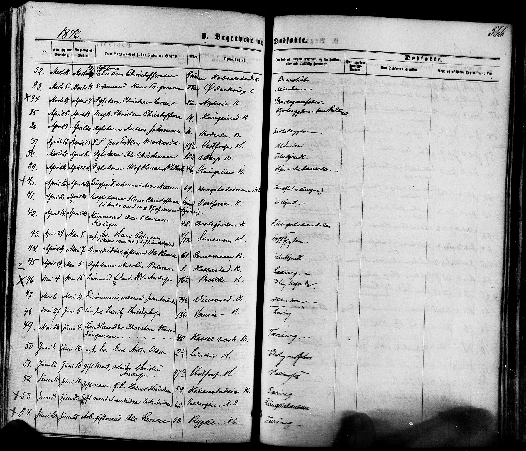 Eiker kirkebøker, AV/SAKO-A-4/F/Fa/L0017: Parish register (official) no. I 17, 1869-1877, p. 566