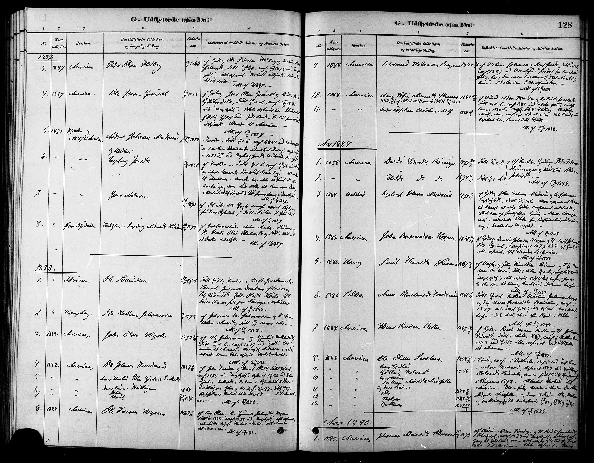 Ministerialprotokoller, klokkerbøker og fødselsregistre - Sør-Trøndelag, SAT/A-1456/685/L0972: Parish register (official) no. 685A09, 1879-1890, p. 128