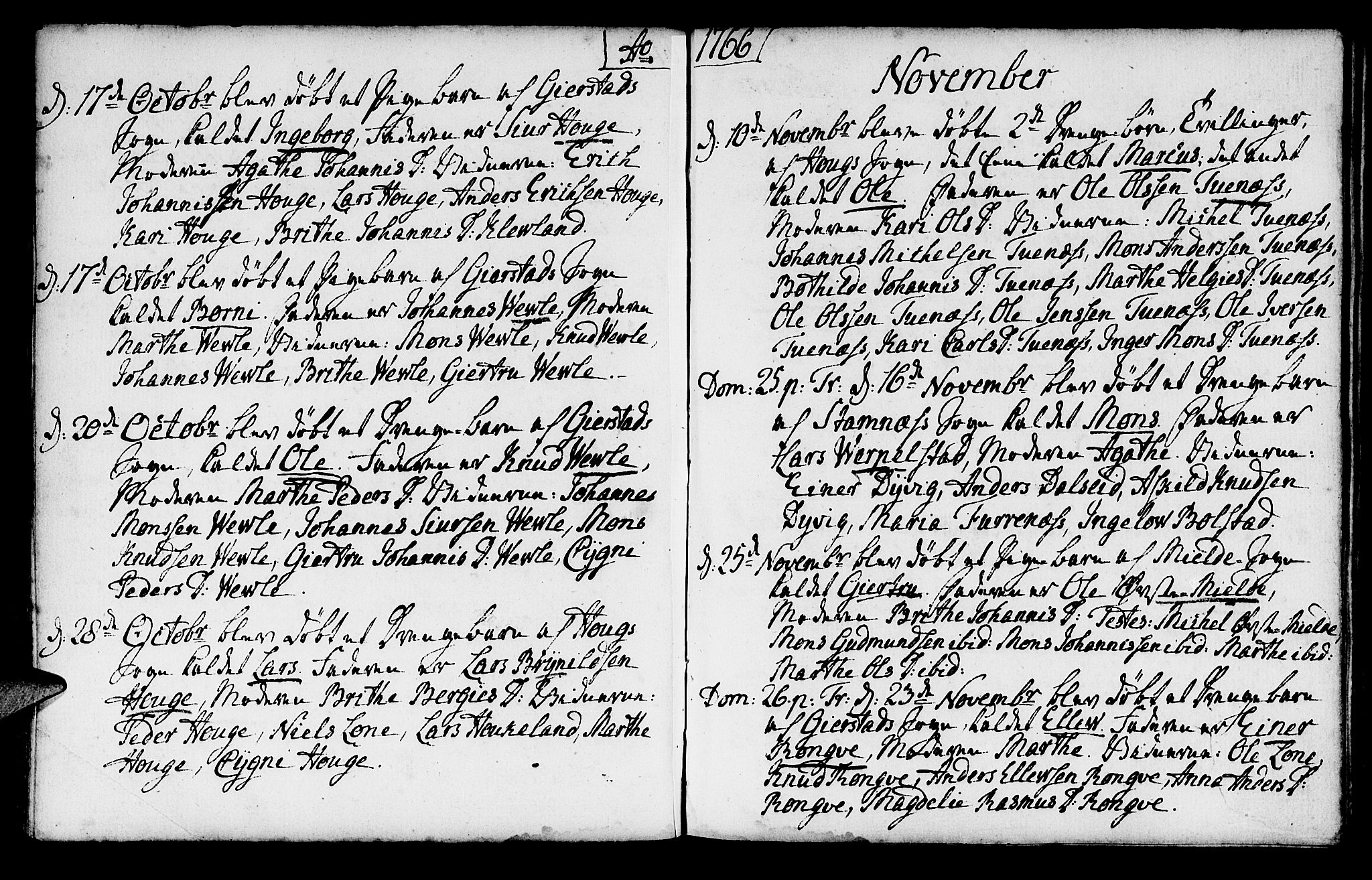 Haus sokneprestembete, AV/SAB-A-75601/H/Haa: Parish register (official) no. A 8, 1754-1769, p. 104