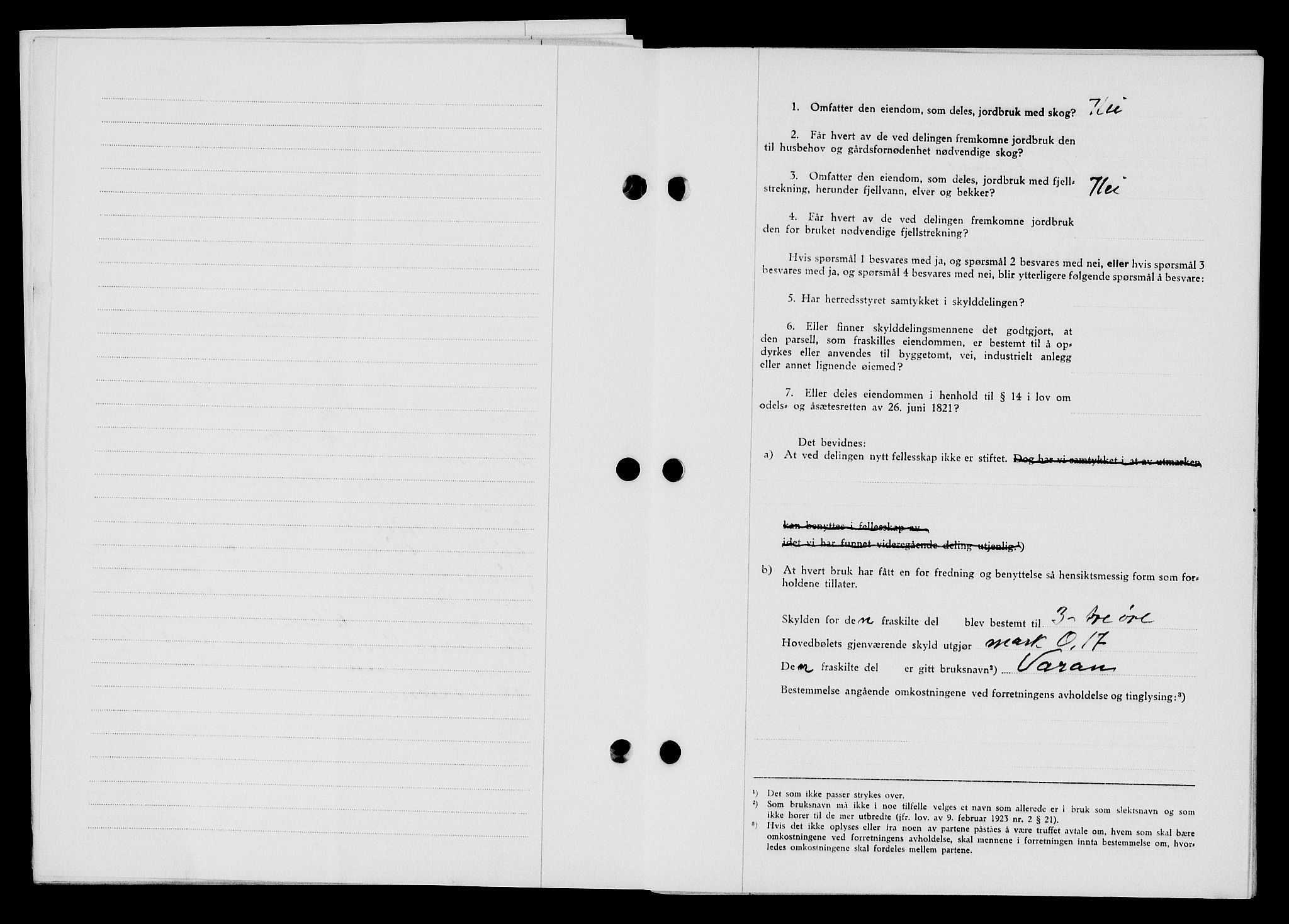 Flekkefjord sorenskriveri, SAK/1221-0001/G/Gb/Gba/L0059: Mortgage book no. A-7, 1944-1945, Diary no: : 333/1945