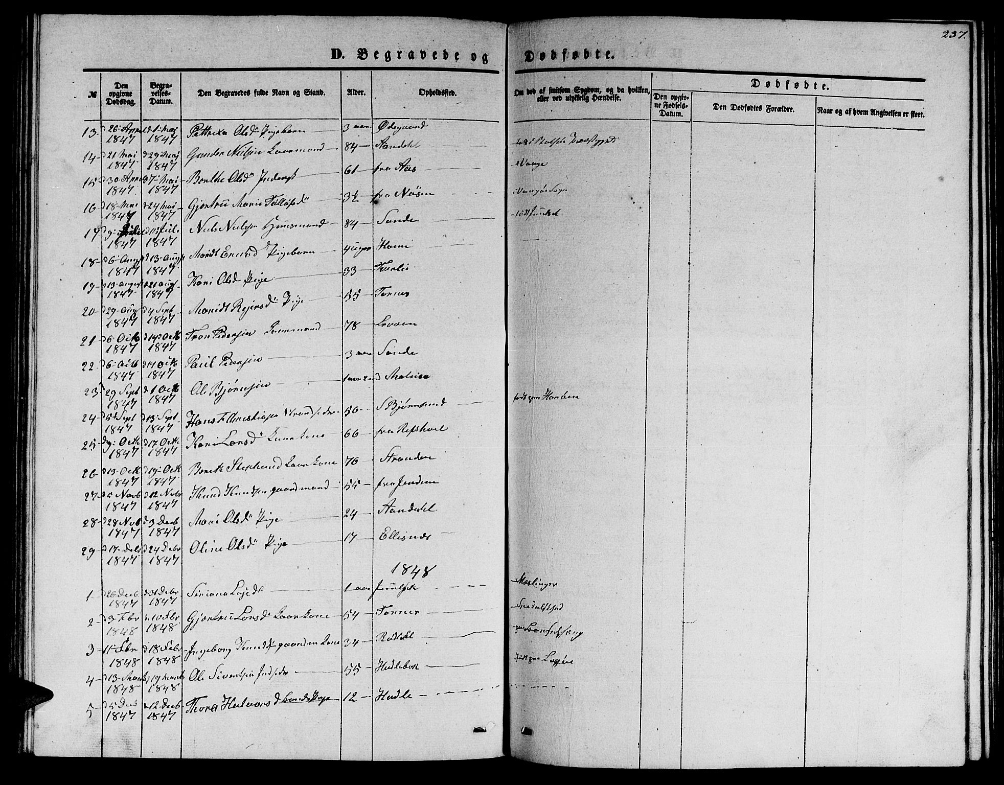 Ministerialprotokoller, klokkerbøker og fødselsregistre - Møre og Romsdal, SAT/A-1454/565/L0753: Parish register (copy) no. 565C02, 1845-1870, p. 236