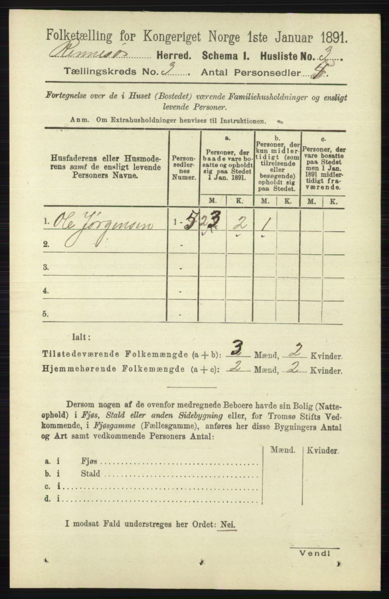 RA, 1891 census for 1142 Rennesøy, 1891, p. 926