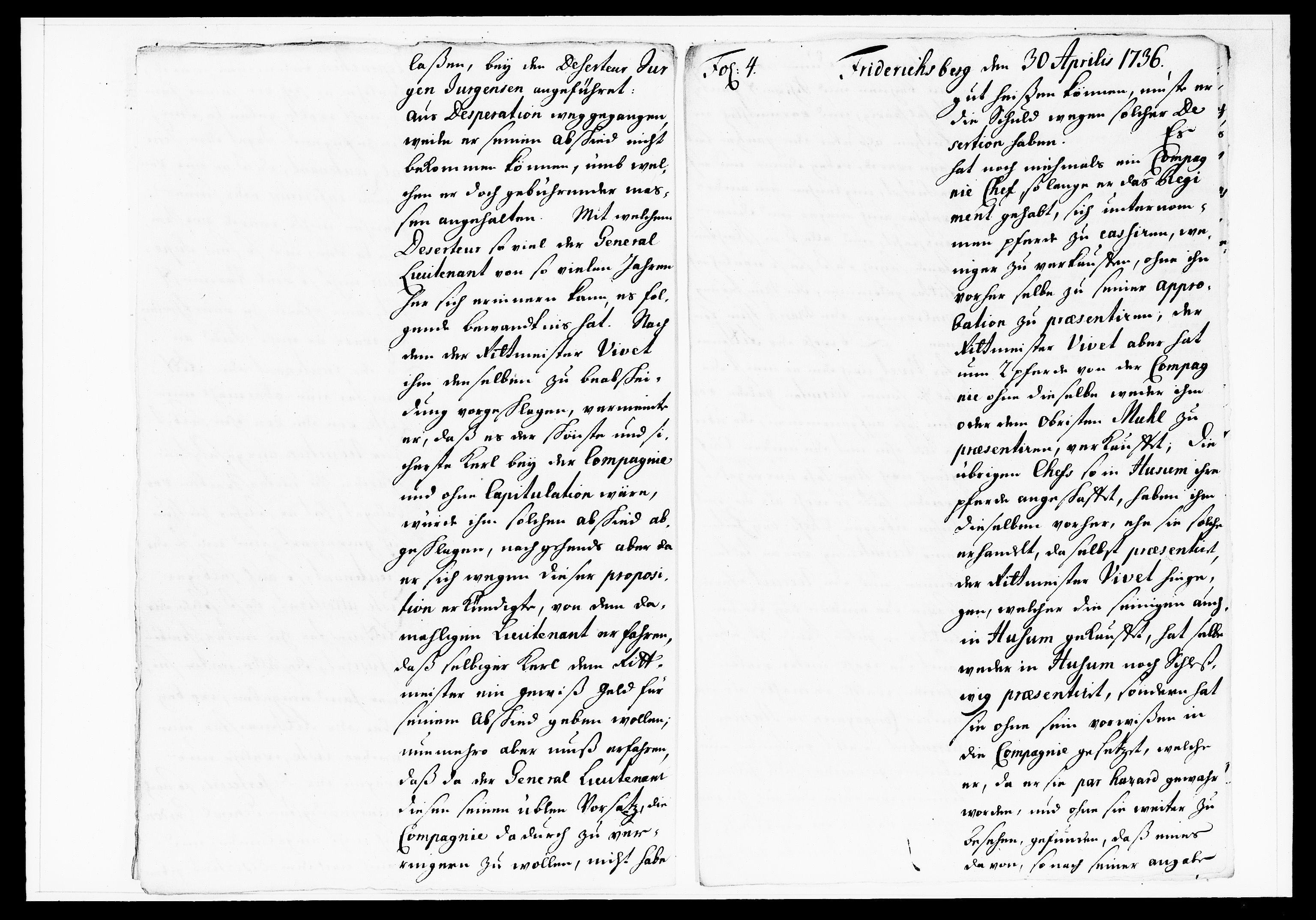 Krigskollegiet, Krigskancelliet, DRA/A-0006/-/1130-1137: Refererede sager, 1736, p. 167