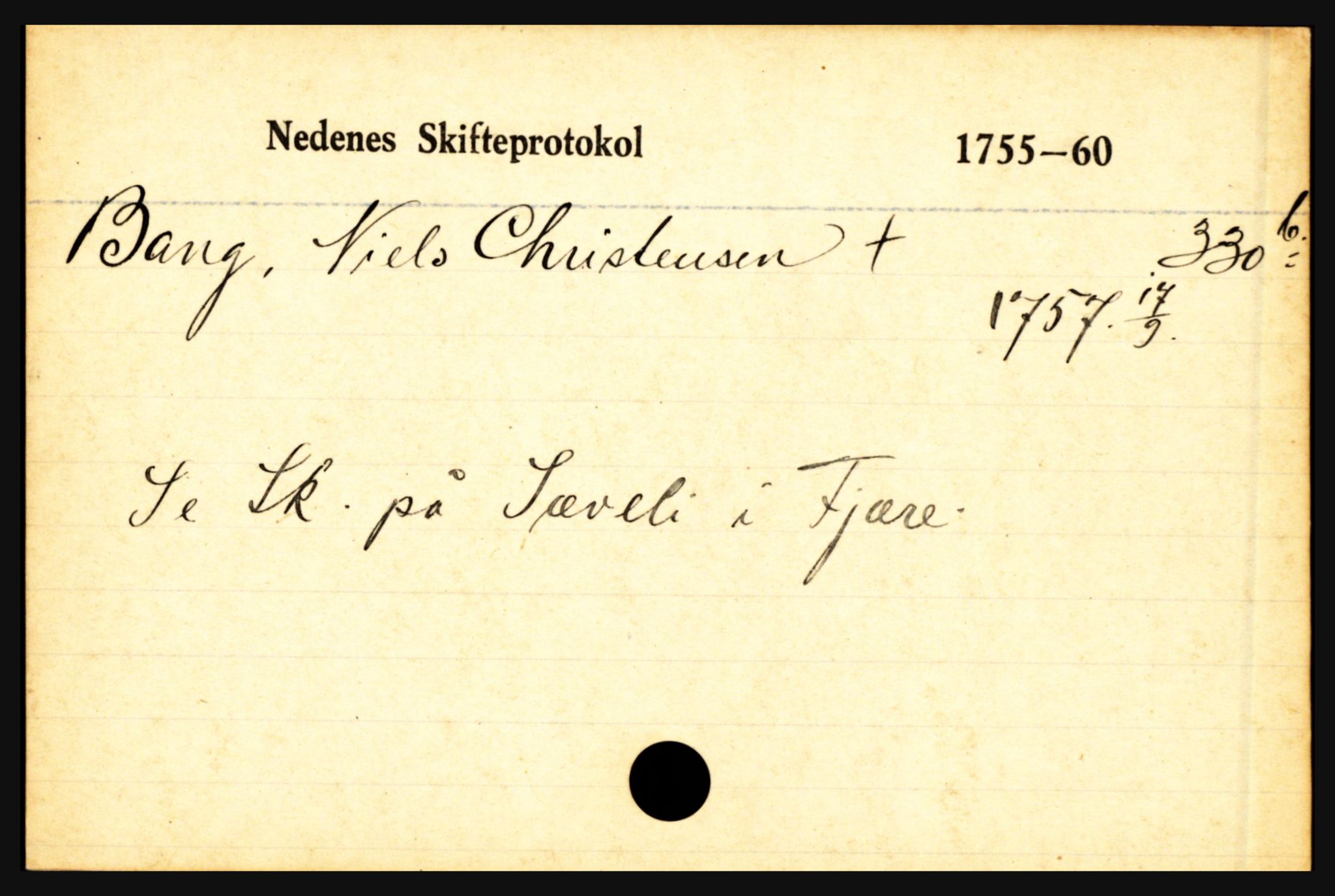 Nedenes sorenskriveri før 1824, AV/SAK-1221-0007/H, p. 1573