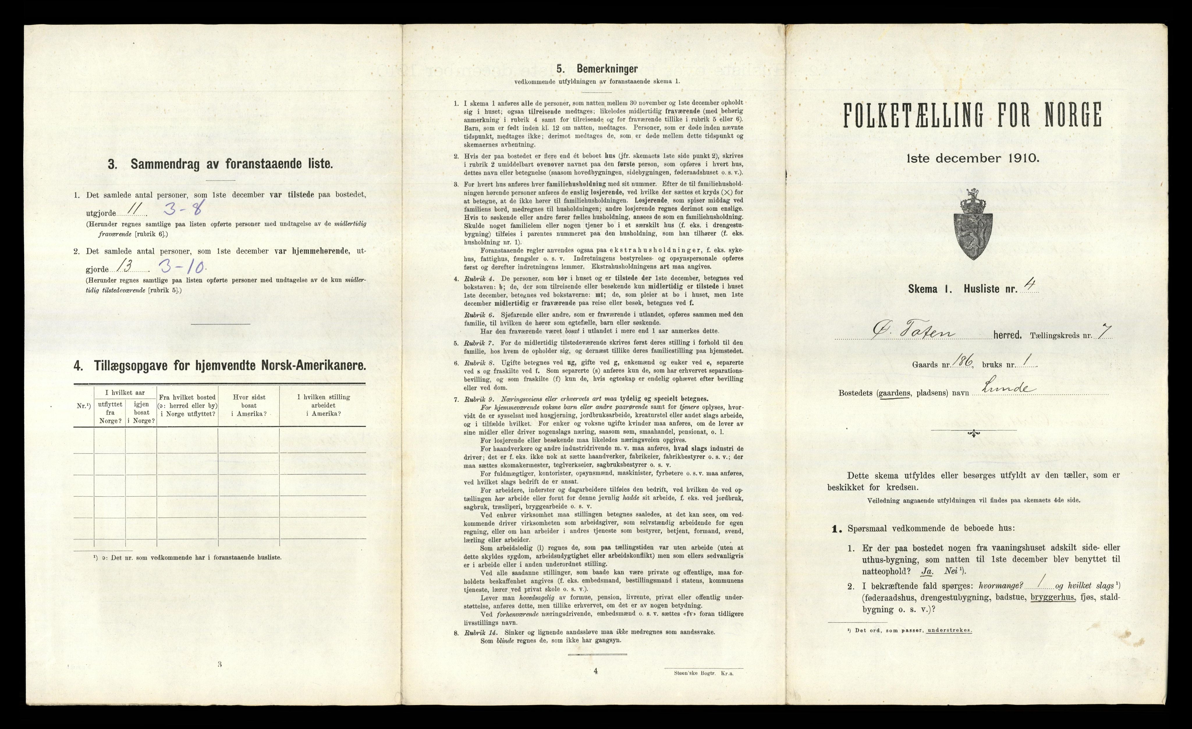 RA, 1910 census for Østre Toten, 1910, p. 2039