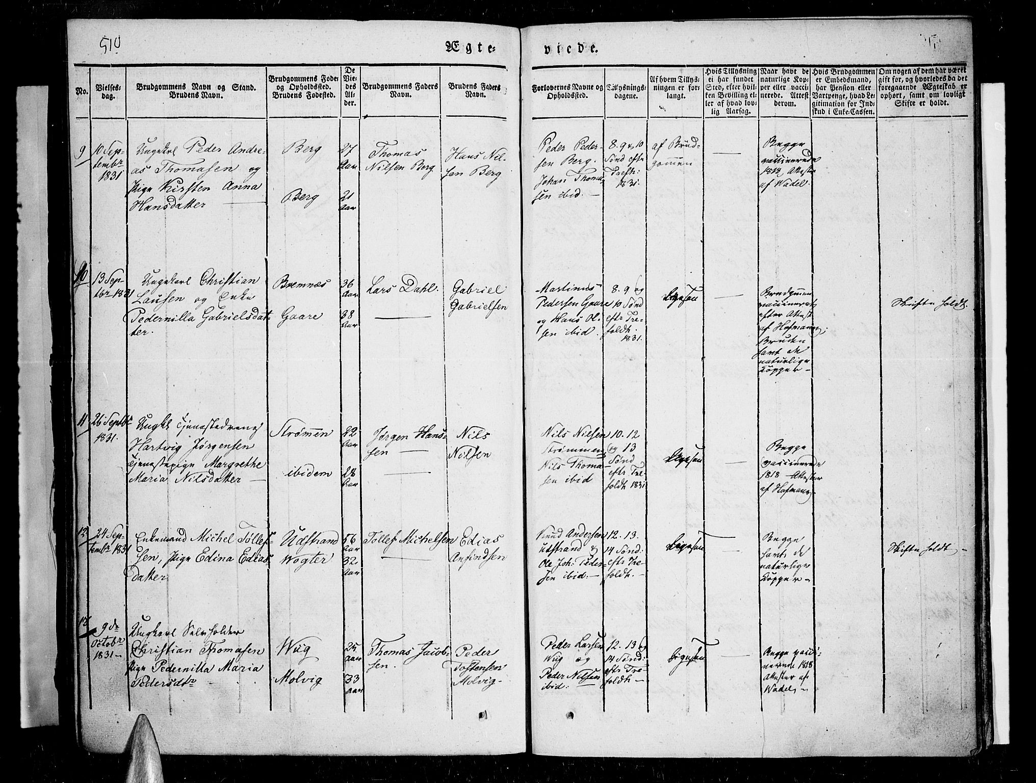 Kvæfjord sokneprestkontor, AV/SATØ-S-1323/G/Ga/Gaa/L0003kirke: Parish register (official) no. 3, 1830-1857, p. 510