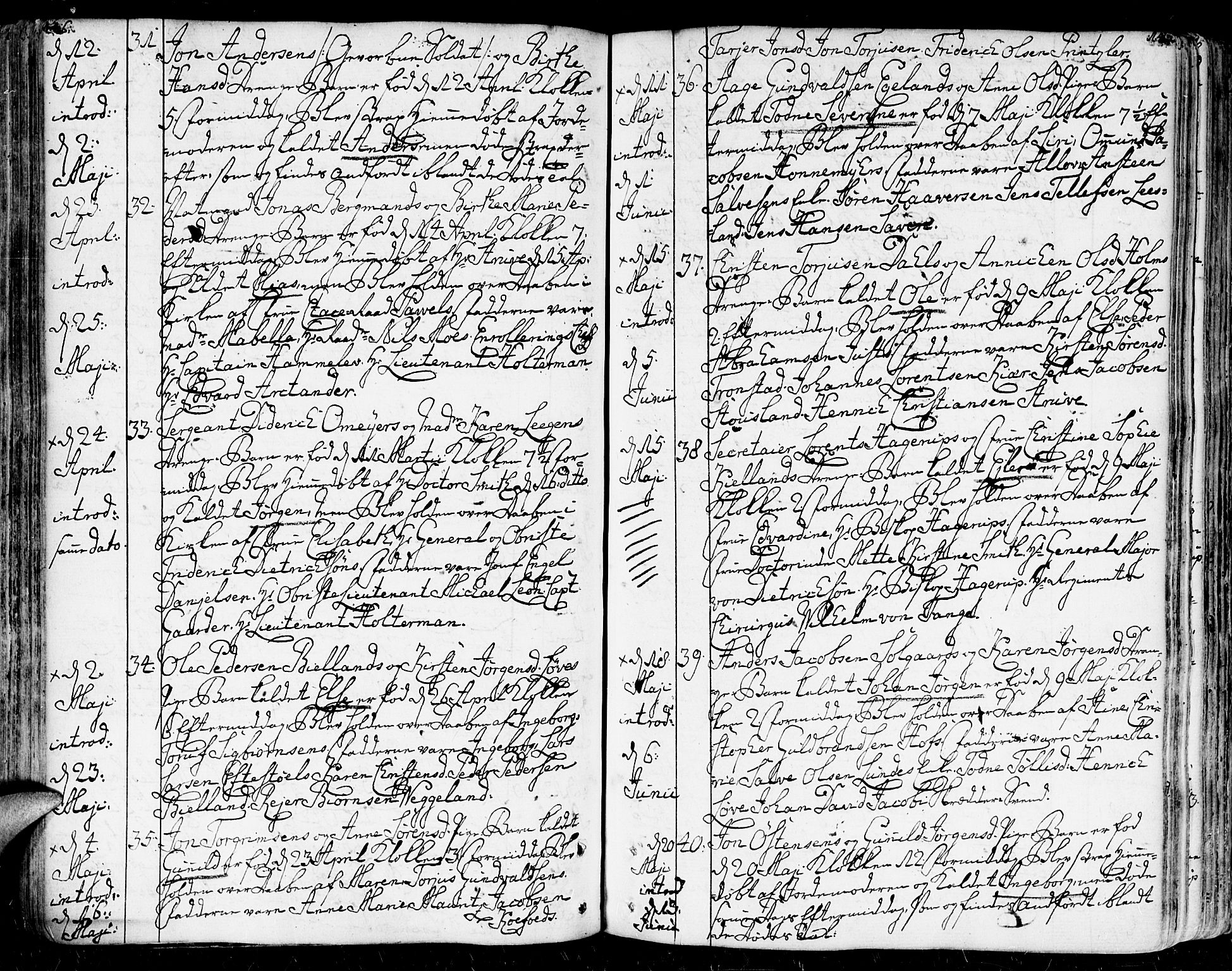 Kristiansand domprosti, AV/SAK-1112-0006/F/Fa/L0003: Parish register (official) no. A 3, 1778-1818, p. 146-147