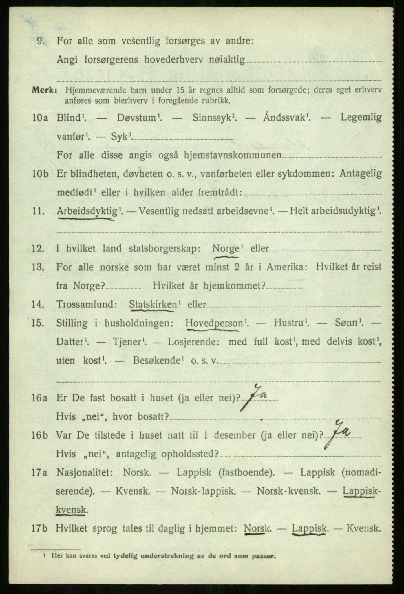SATØ, 1920 census for Målselv, 1920, p. 7610