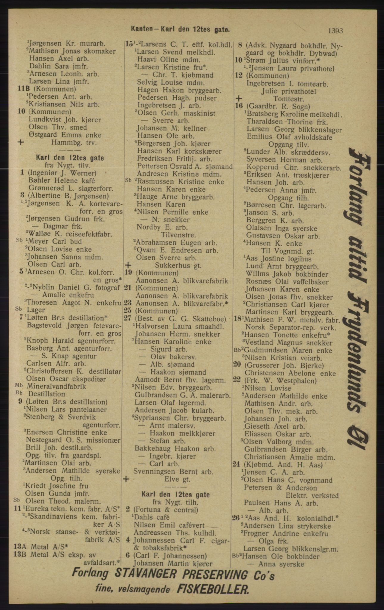 Kristiania/Oslo adressebok, PUBL/-, 1913, p. 1349