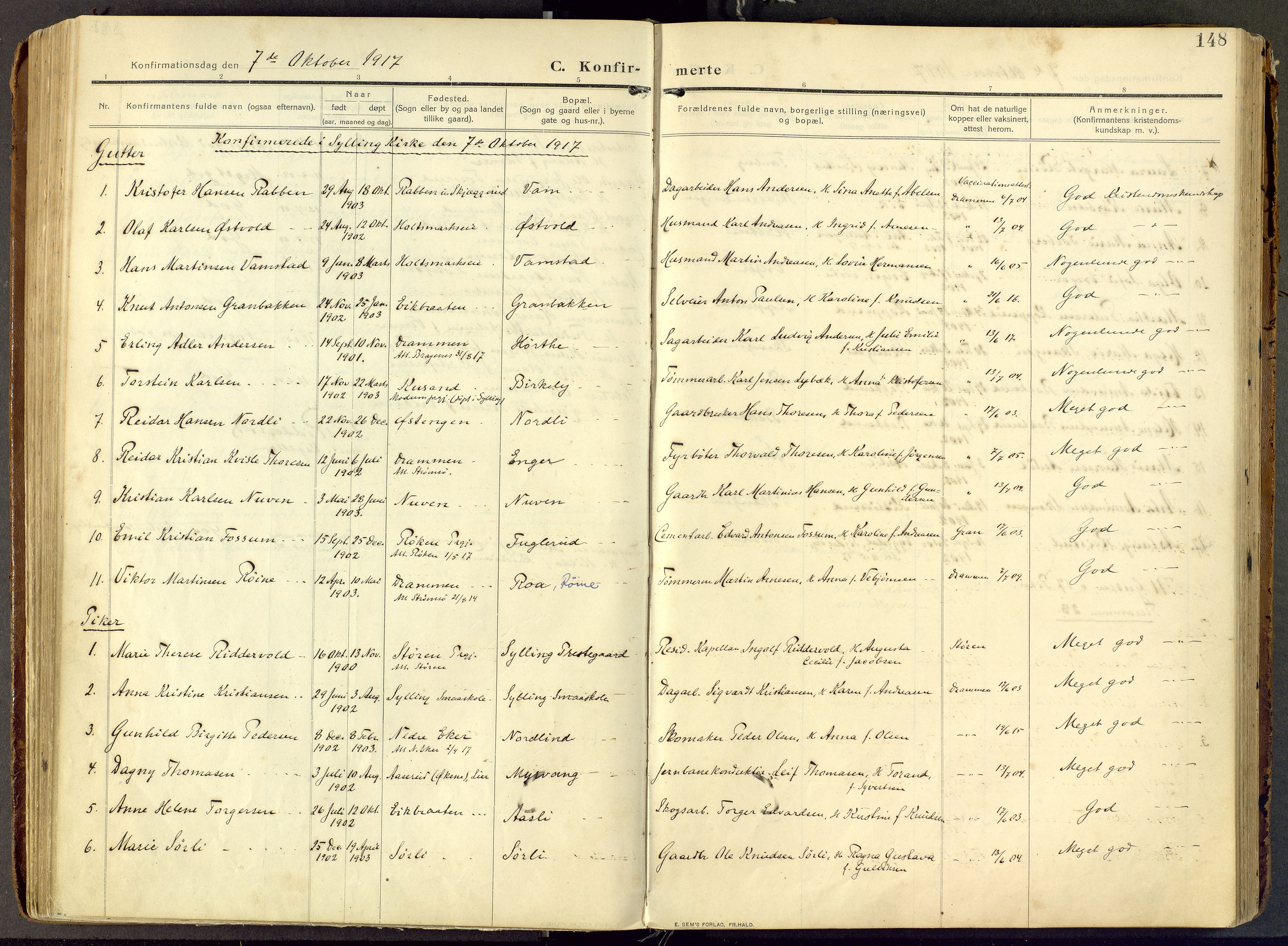 Parish register (official) no. III 1, 1910-1936, p. 148