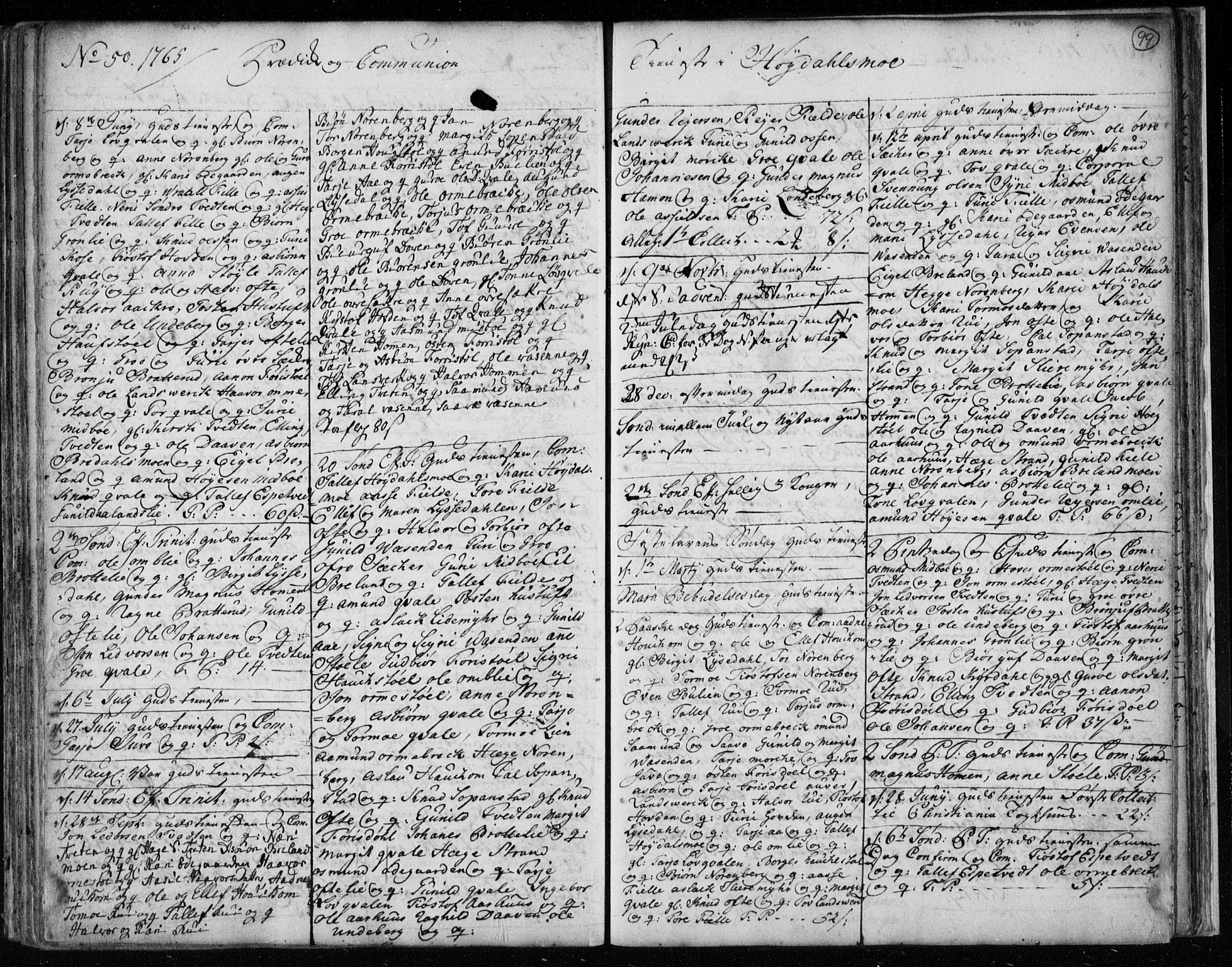 Lårdal kirkebøker, AV/SAKO-A-284/F/Fa/L0003: Parish register (official) no. I 3, 1754-1790, p. 99