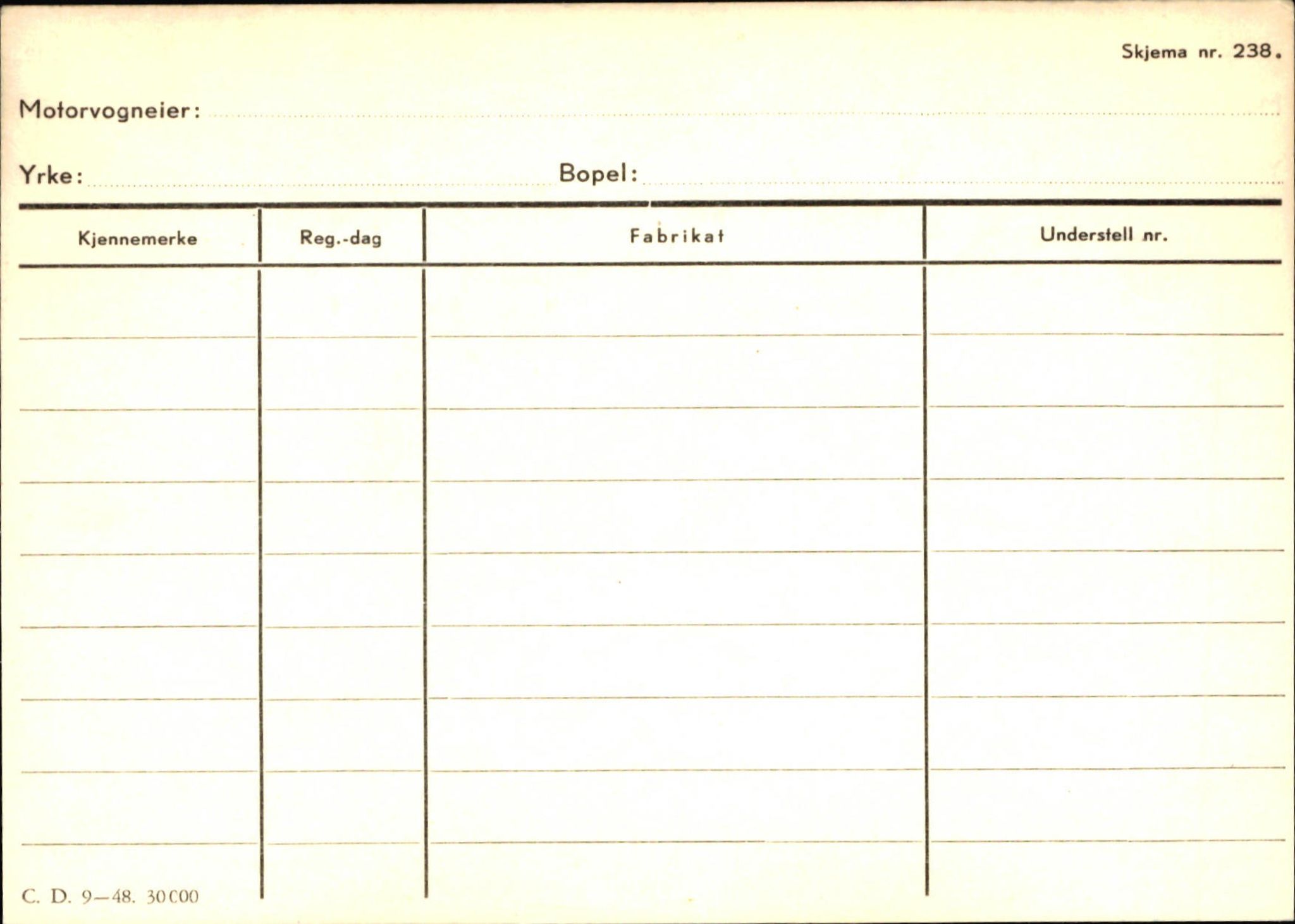 Statens vegvesen, Sogn og Fjordane vegkontor, SAB/A-5301/4/F/L0130: Eigarregister Eid T-Å. Høyanger A-O, 1945-1975, p. 32