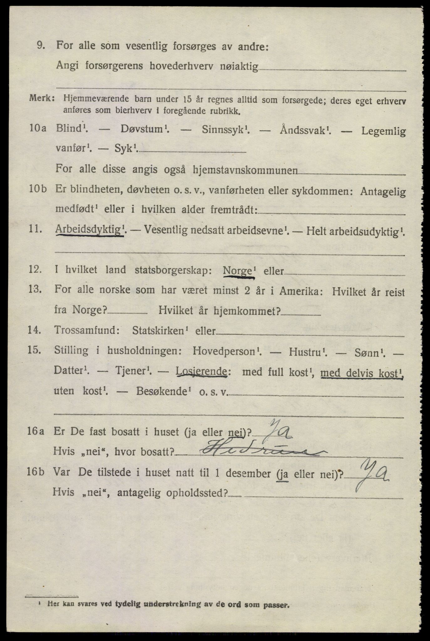 SAKO, 1920 census for Hedrum, 1920, p. 4030
