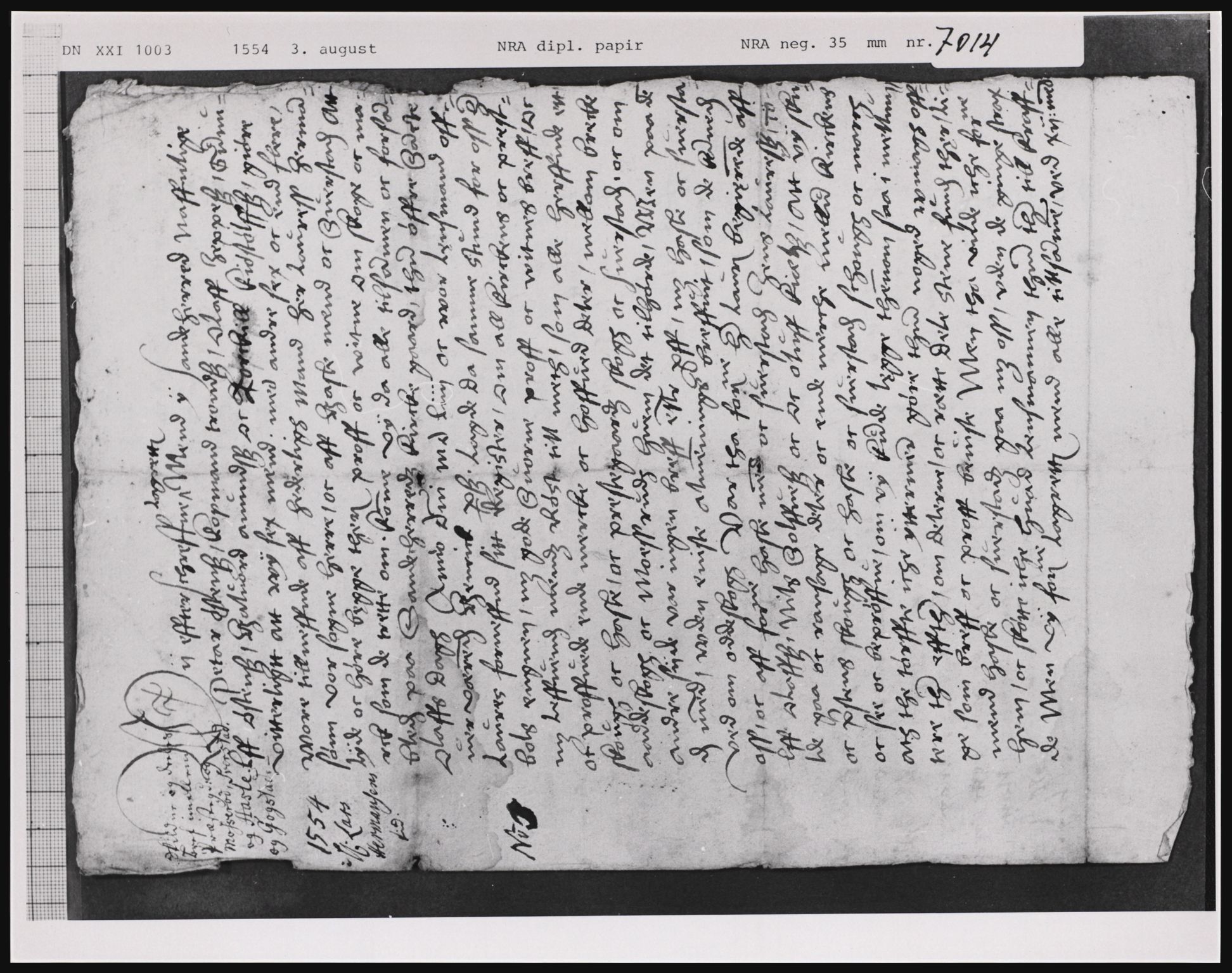 Riksarkivets diplomsamling, RA/EA-5965/F02, 1395-1570, p. 1296