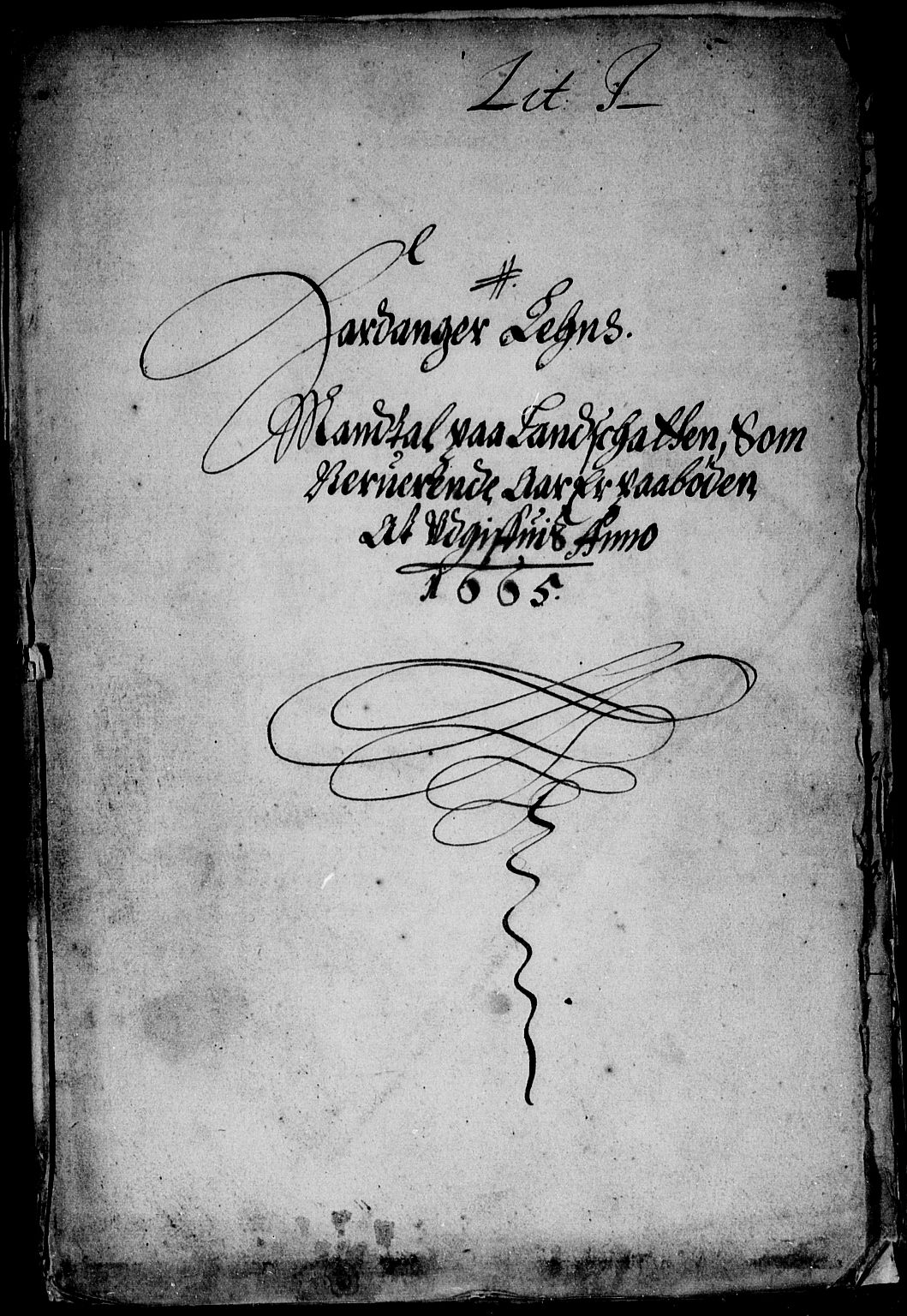 Rentekammeret inntil 1814, Reviderte regnskaper, Stiftamtstueregnskaper, Bergen stiftamt, RA/EA-6043/R/Rc/L0016: Bergen stiftamt, 1665