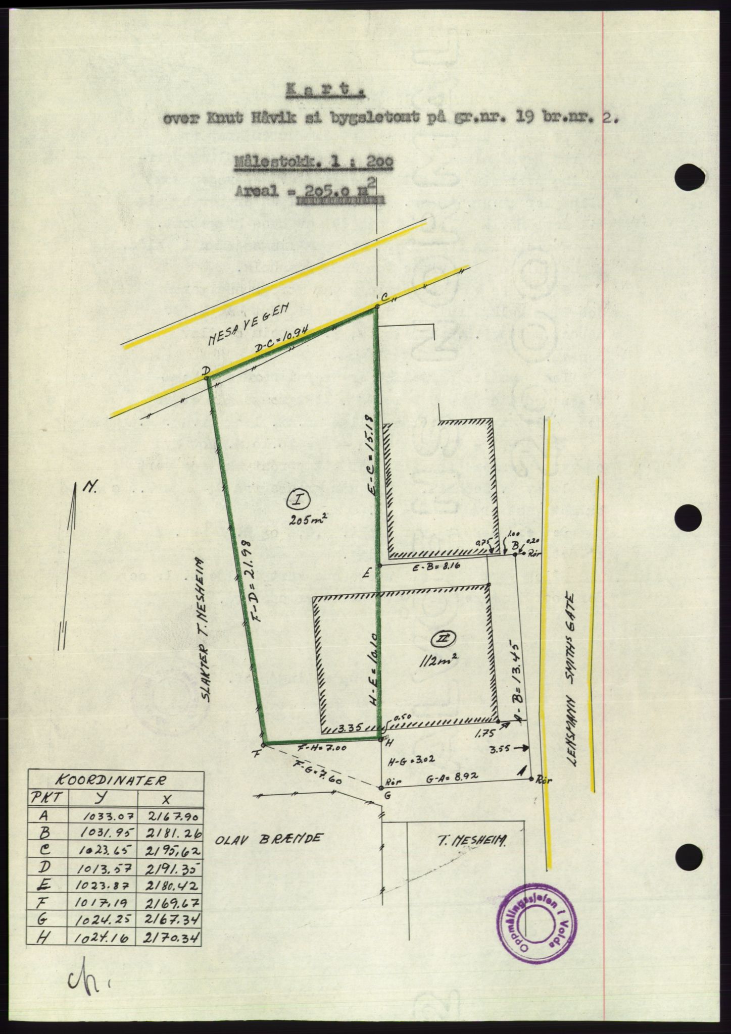 Søre Sunnmøre sorenskriveri, AV/SAT-A-4122/1/2/2C/L0110: Mortgage book no. 36A, 1958-1958, Diary no: : 1901/1958