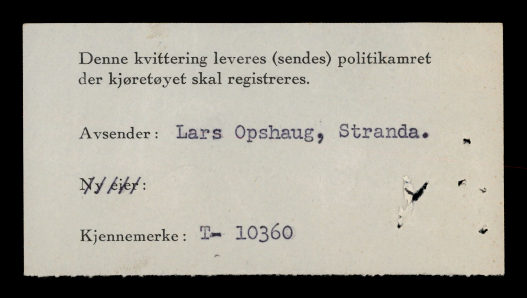 Møre og Romsdal vegkontor - Ålesund trafikkstasjon, SAT/A-4099/F/Fe/L0020: Registreringskort for kjøretøy T 10351 - T 10470, 1927-1998, p. 334