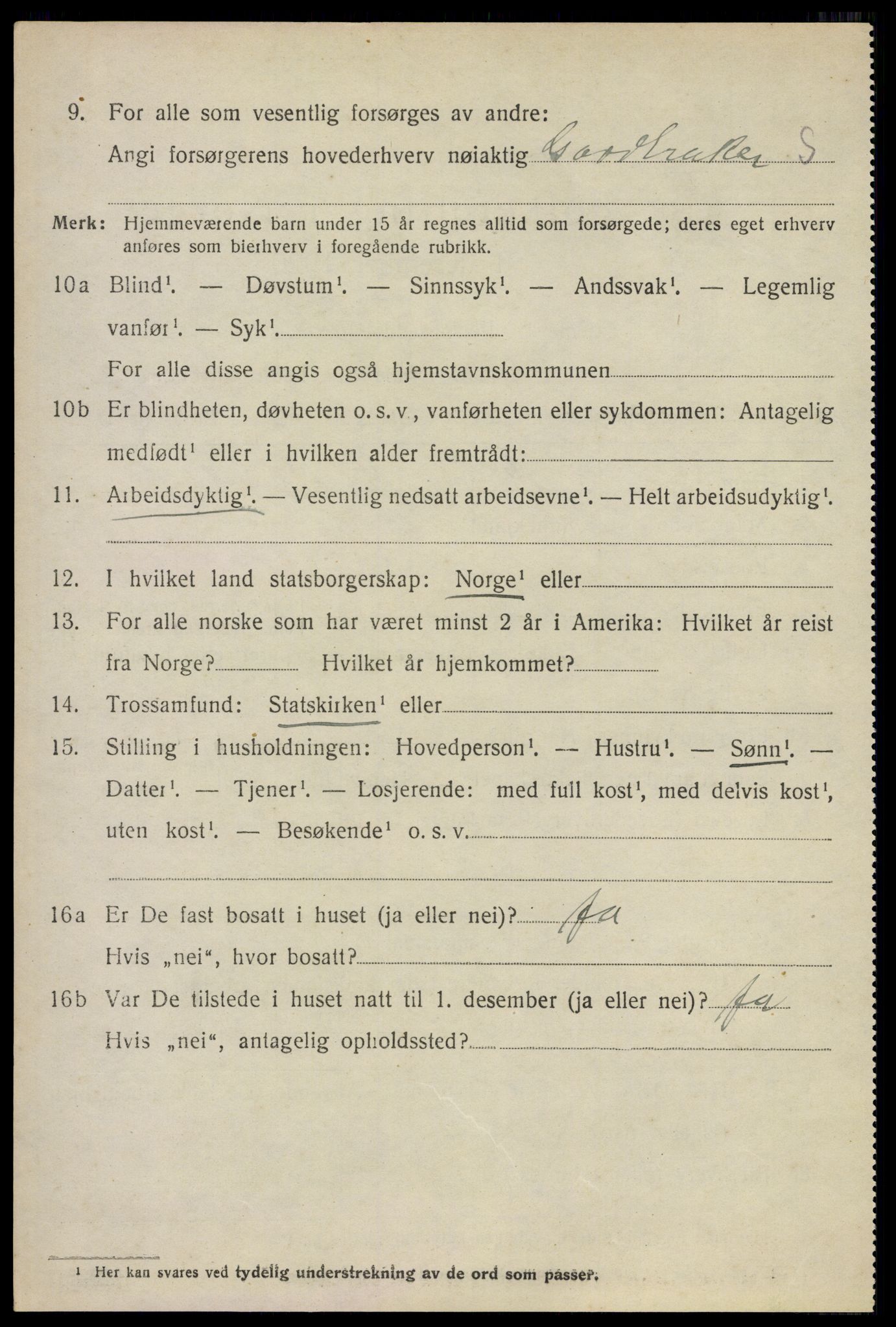 SAO, 1920 census for Blaker, 1920, p. 2014