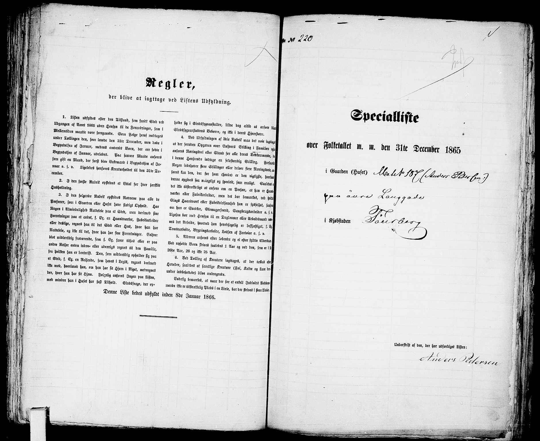 RA, 1865 census for Tønsberg, 1865, p. 477