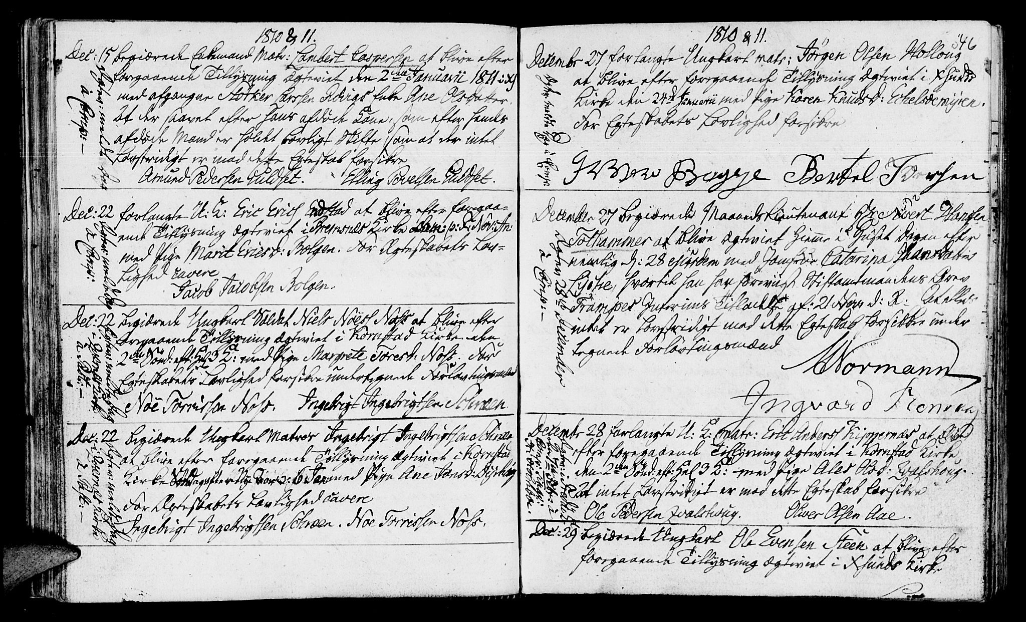 Ministerialprotokoller, klokkerbøker og fødselsregistre - Møre og Romsdal, SAT/A-1454/568/L0795: Parish register (official) no. 568A04, 1802-1845, p. 46