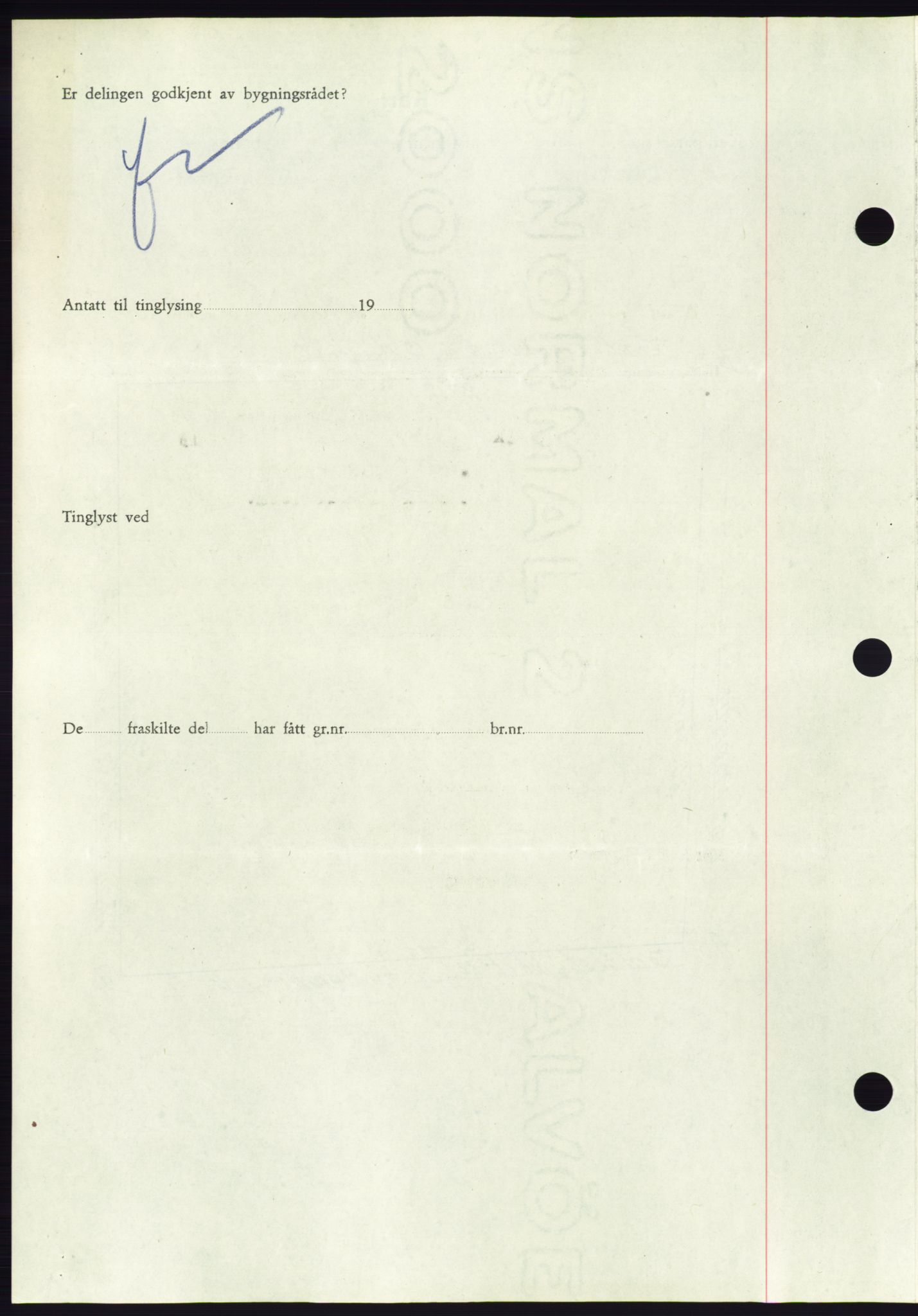 Søre Sunnmøre sorenskriveri, AV/SAT-A-4122/1/2/2C/L0082: Mortgage book no. 8A, 1948-1948, Diary no: : 847/1948