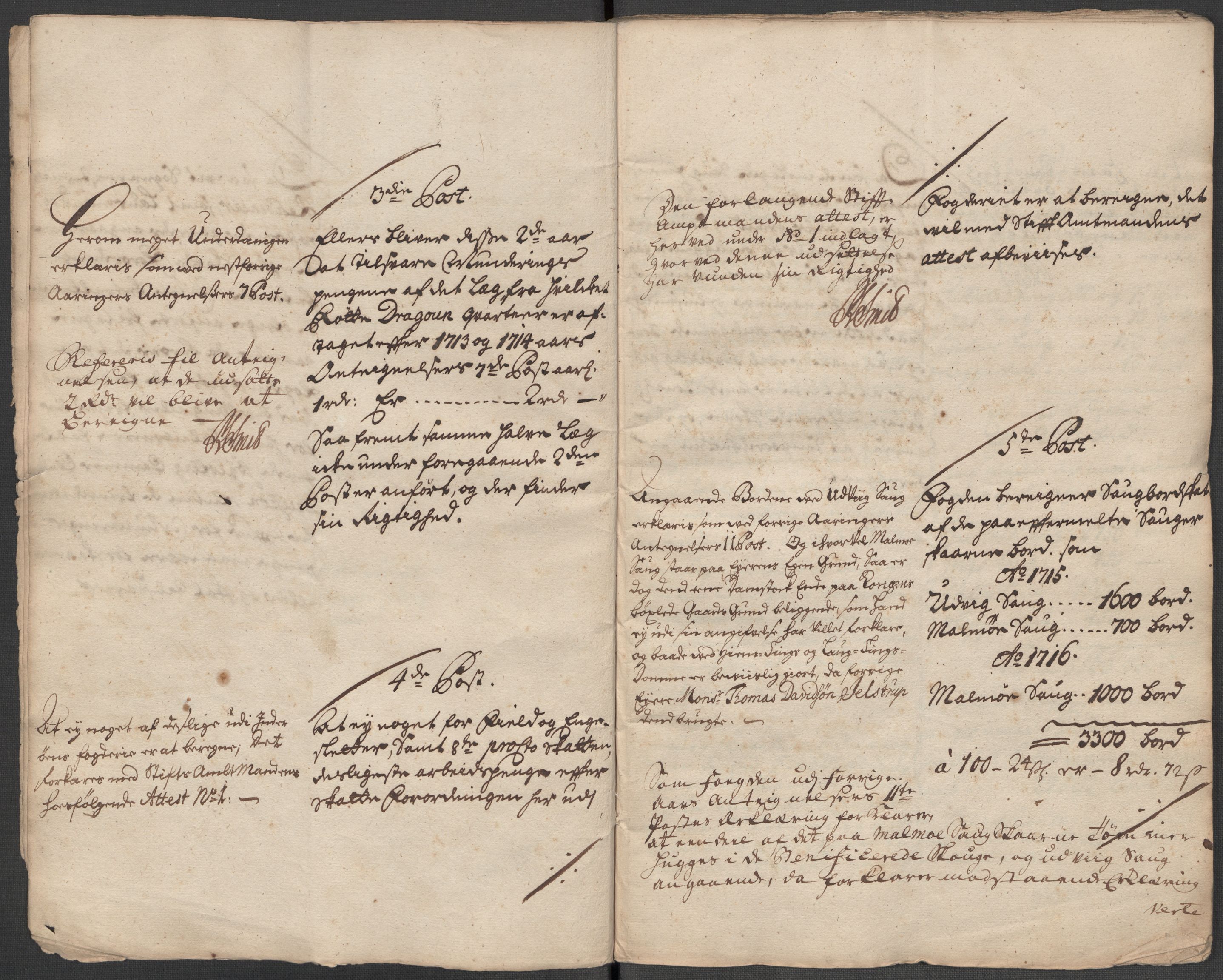 Rentekammeret inntil 1814, Reviderte regnskaper, Fogderegnskap, RA/EA-4092/R63/L4324: Fogderegnskap Inderøy, 1716, p. 337