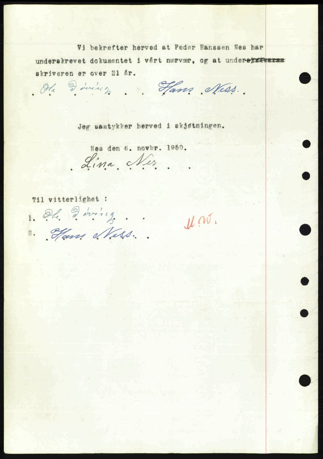 Nordre Sunnmøre sorenskriveri, AV/SAT-A-0006/1/2/2C/2Ca: Mortgage book no. A36, 1950-1950, Diary no: : 2469/1950