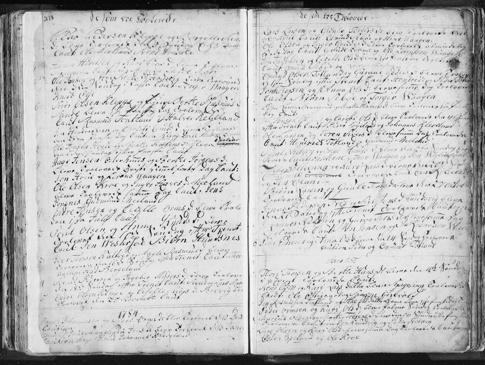 Hjelmeland sokneprestkontor, AV/SAST-A-101843/01/IV/L0001: Parish register (official) no. A 1, 1760-1799, p. 218-219
