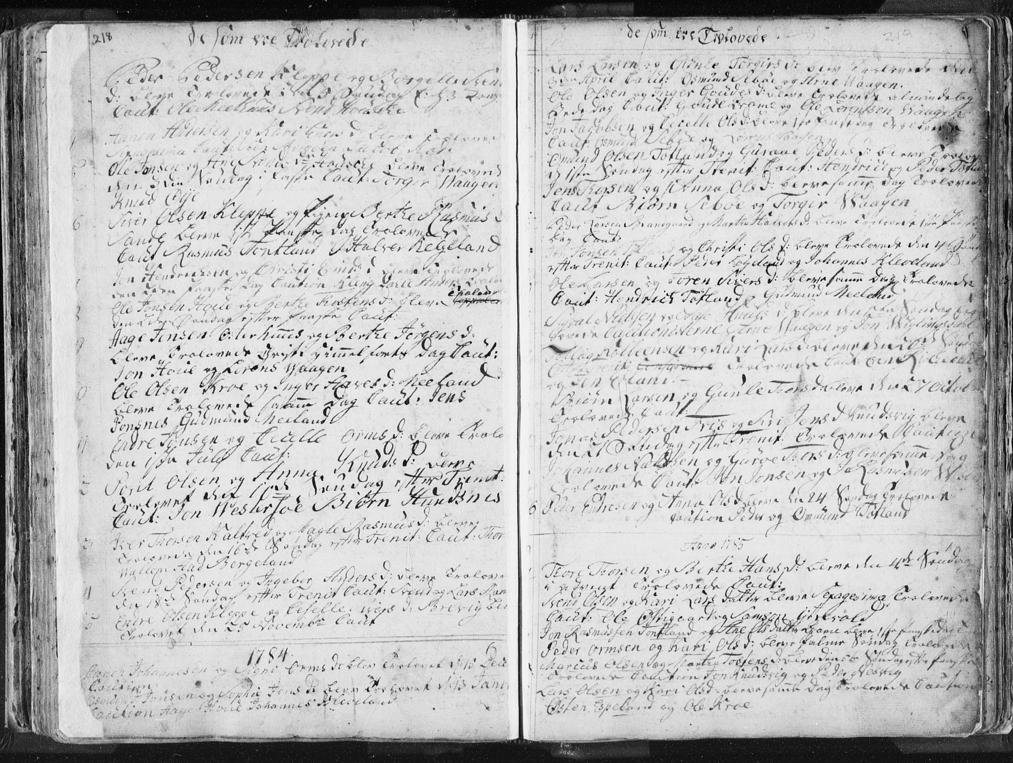 Hjelmeland sokneprestkontor, SAST/A-101843/01/IV/L0001: Parish register (official) no. A 1, 1760-1799, p. 218-219