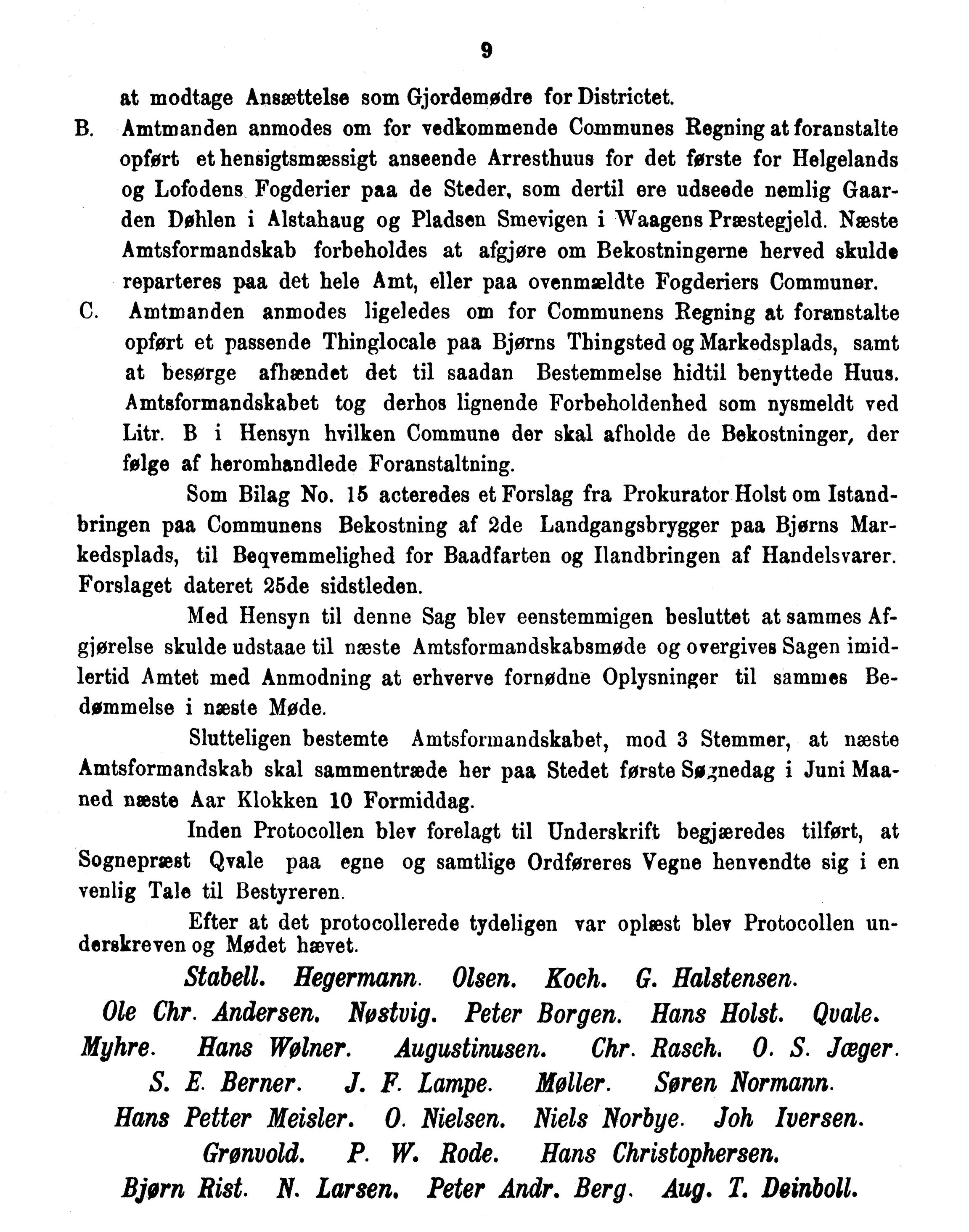 Nordland Fylkeskommune. Fylkestinget, AIN/NFK-17/176/A/Ac/L0015: Fylkestingsforhandlinger 1886-1890, 1886-1890