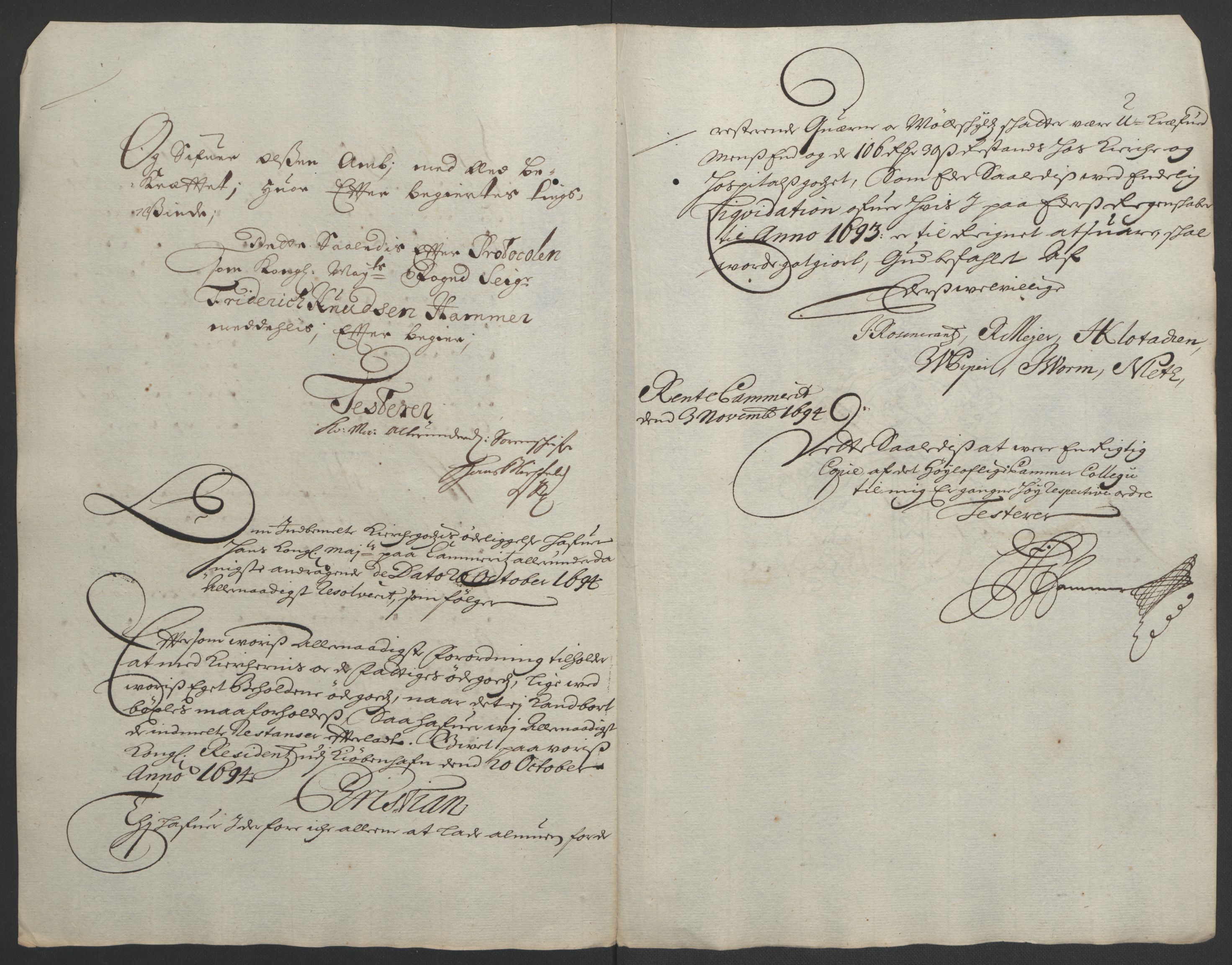 Rentekammeret inntil 1814, Reviderte regnskaper, Fogderegnskap, AV/RA-EA-4092/R16/L1036: Fogderegnskap Hedmark, 1695-1696, p. 242