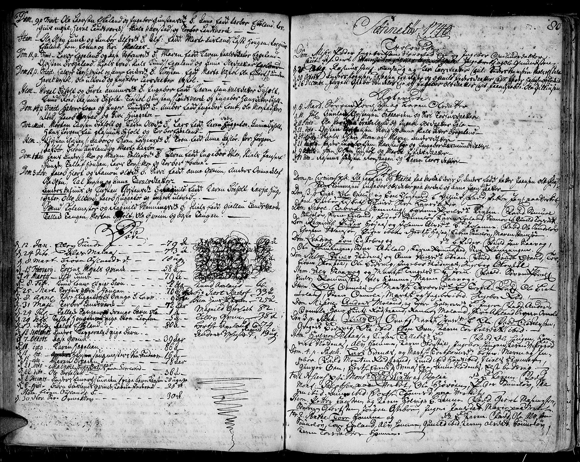 Gjerstad sokneprestkontor, SAK/1111-0014/F/Fa/Faa/L0002: Parish register (official) no. A 2, 1717-1779, p. 80