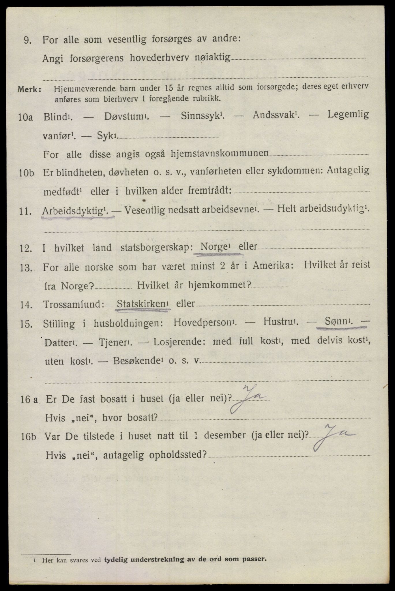 SAO, 1920 census for Skedsmo, 1920, p. 4304