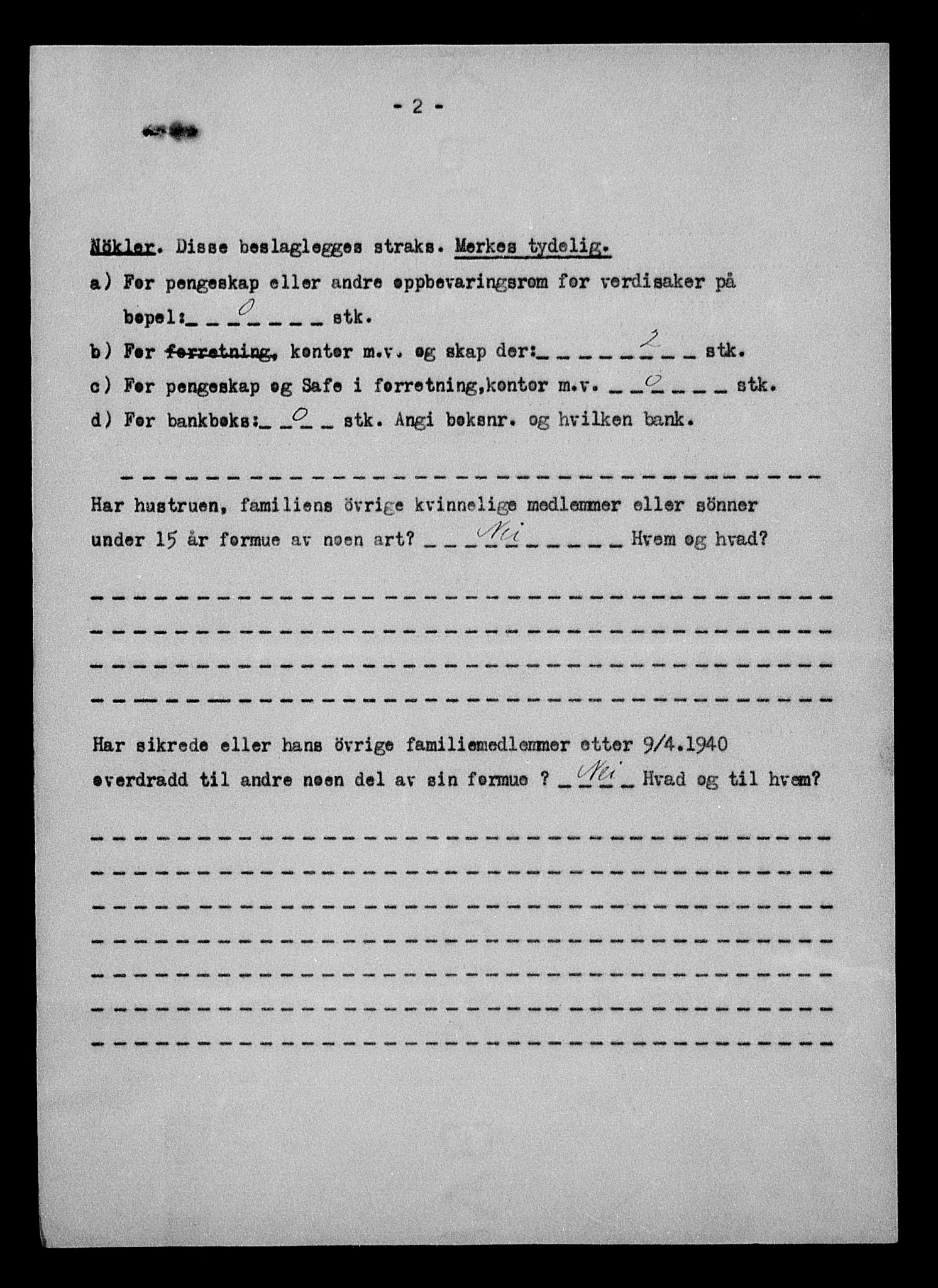 Justisdepartementet, Tilbakeføringskontoret for inndratte formuer, AV/RA-S-1564/H/Hc/Hcd/L1009: --, 1945-1947, p. 75