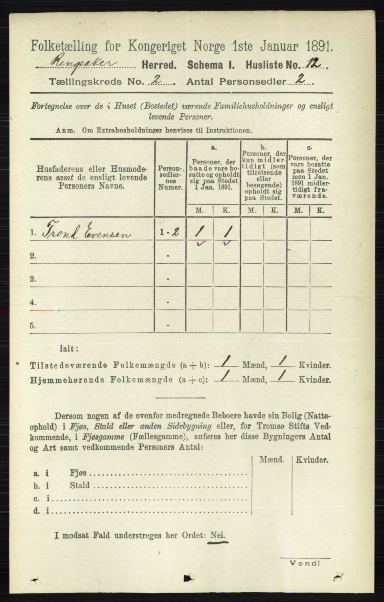 RA, 1891 census for 0412 Ringsaker, 1891, p. 759