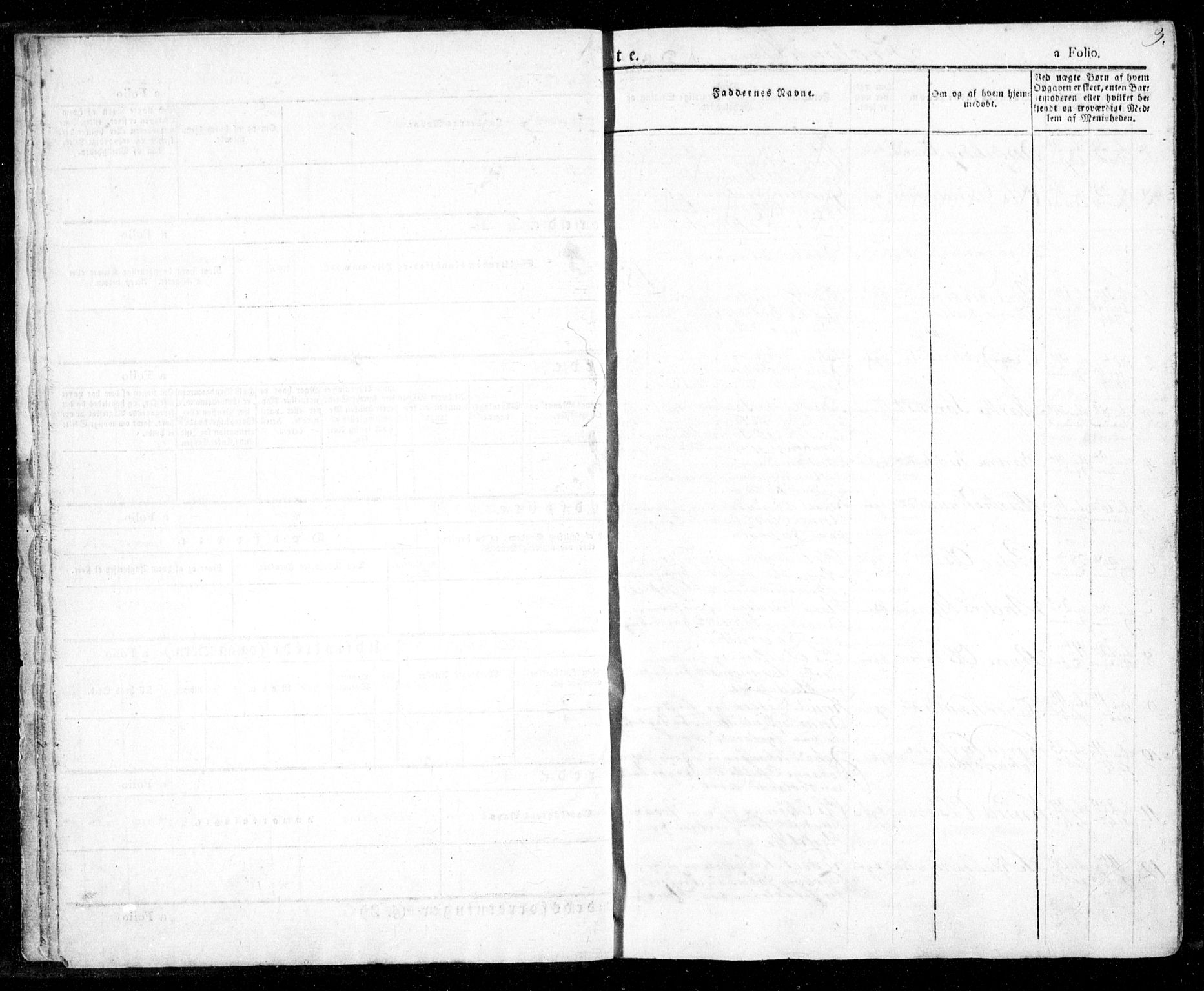 Froland sokneprestkontor, SAK/1111-0013/F/Fa/L0001: Parish register (official) no. A 1, 1827-1844, p. 3
