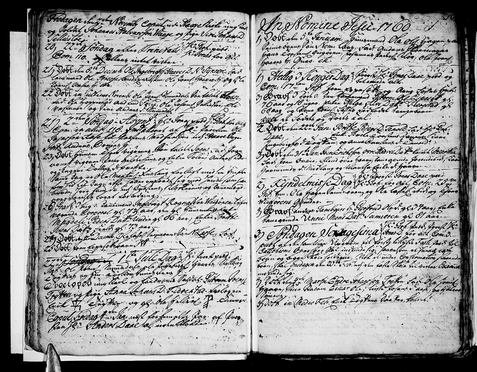 Vik sokneprestembete, SAB/A-81501: Parish register (official) no. A 3 /1, 1755-1771, p. 16