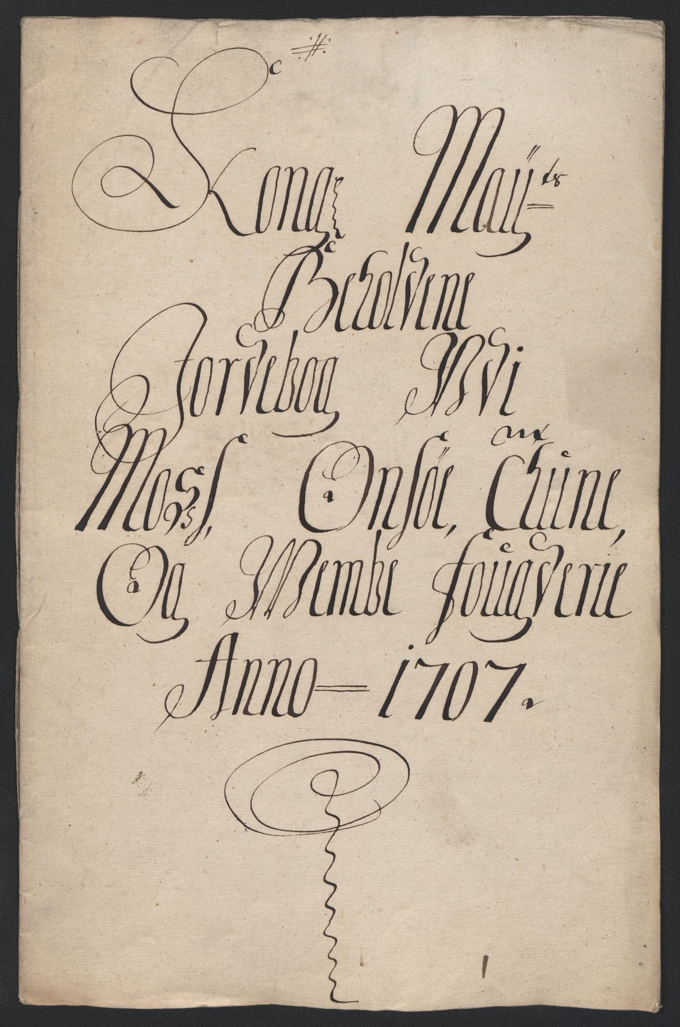 Rentekammeret inntil 1814, Reviderte regnskaper, Fogderegnskap, RA/EA-4092/R04/L0134: Fogderegnskap Moss, Onsøy, Tune, Veme og Åbygge, 1707-1708, p. 25