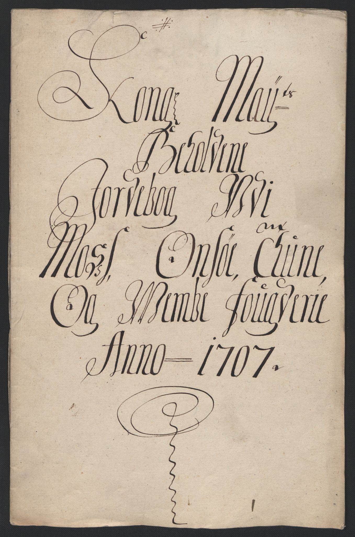 Rentekammeret inntil 1814, Reviderte regnskaper, Fogderegnskap, AV/RA-EA-4092/R04/L0134: Fogderegnskap Moss, Onsøy, Tune, Veme og Åbygge, 1707-1708, p. 25