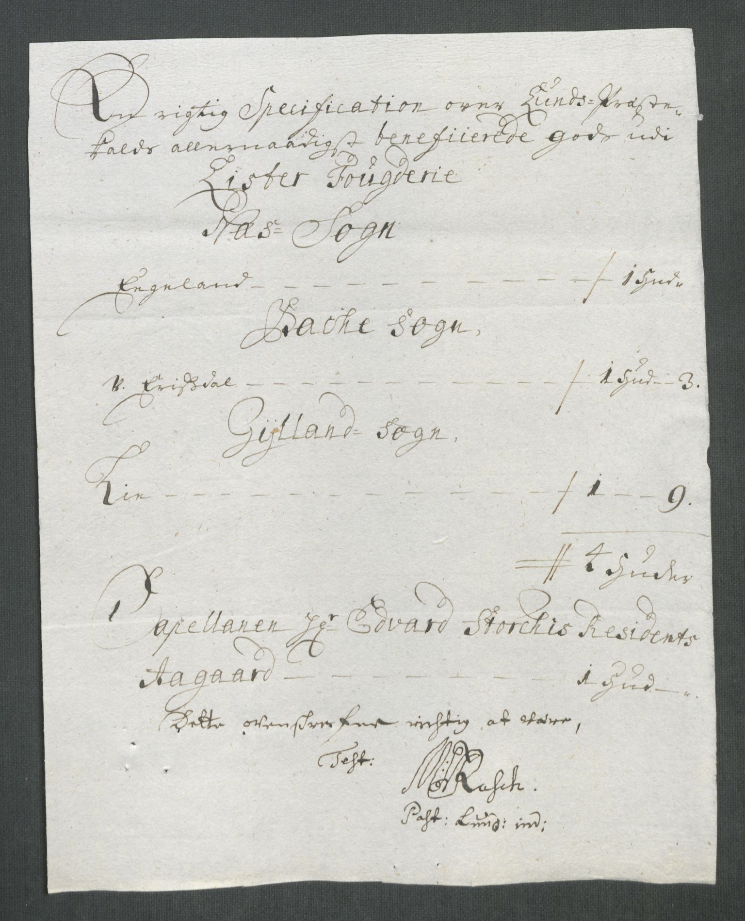 Rentekammeret inntil 1814, Reviderte regnskaper, Fogderegnskap, AV/RA-EA-4092/R43/L2556: Fogderegnskap Lista og Mandal, 1713, p. 325