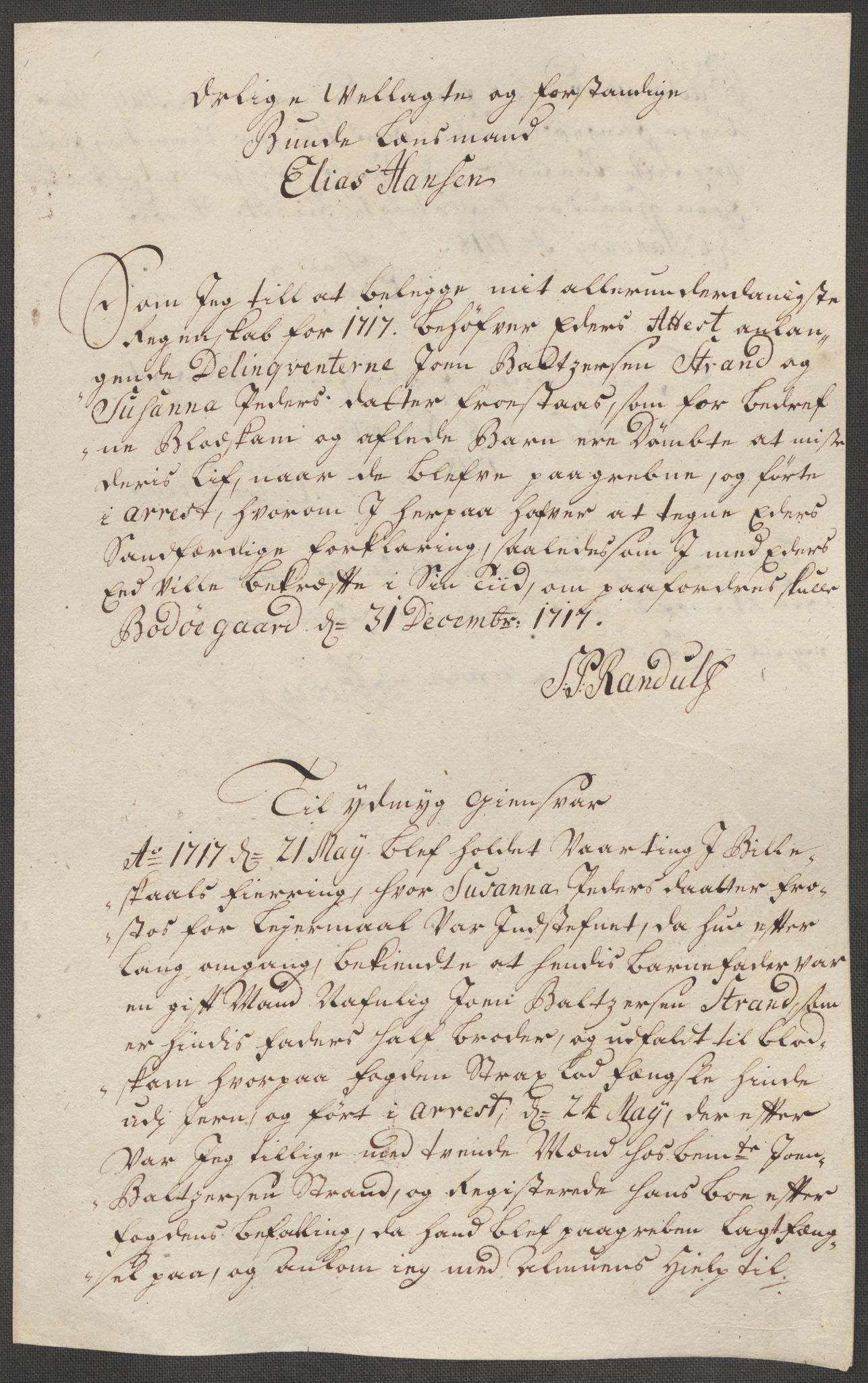 Rentekammeret inntil 1814, Reviderte regnskaper, Fogderegnskap, AV/RA-EA-4092/R66/L4588: Fogderegnskap Salten, 1718, p. 346