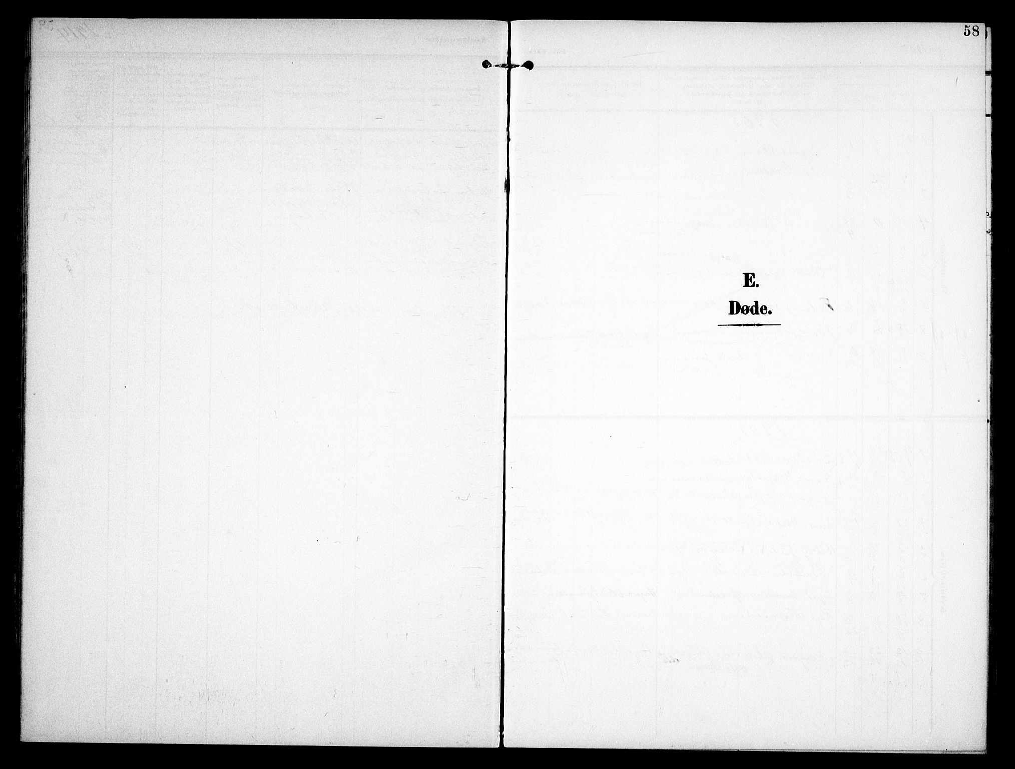 Fet prestekontor Kirkebøker, SAO/A-10370a/F/Fb/L0003: Parish register (official) no. II 3, 1905-1914, p. 58