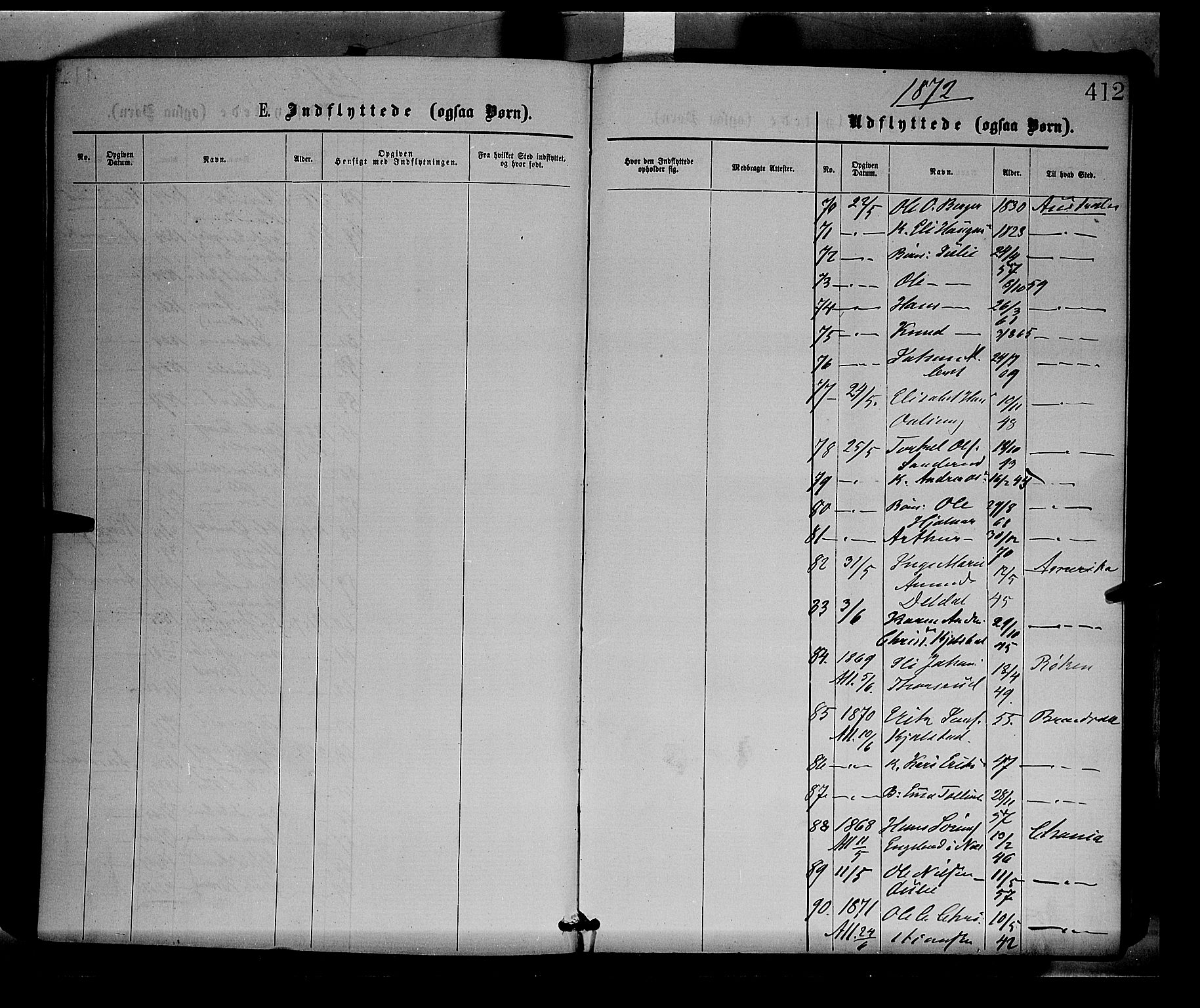 Sør-Odal prestekontor, AV/SAH-PREST-030/H/Ha/Haa/L0004: Parish register (official) no. 4, 1870-1875, p. 412