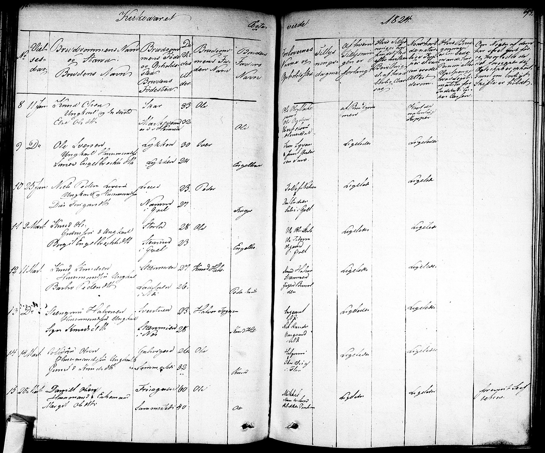 Nes kirkebøker, AV/SAKO-A-236/F/Fa/L0008: Parish register (official) no. 8, 1824-1834, p. 692-693