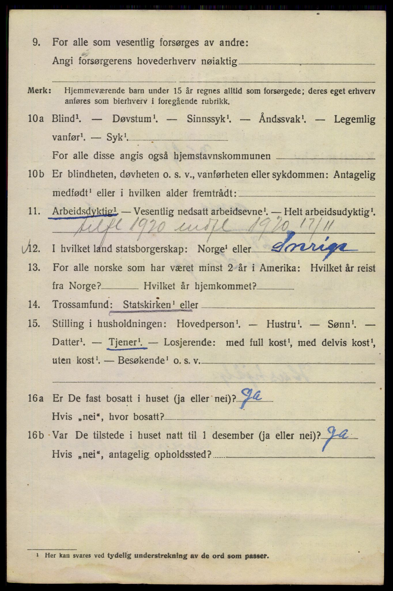 SAO, 1920 census for Kristiania, 1920, p. 653976