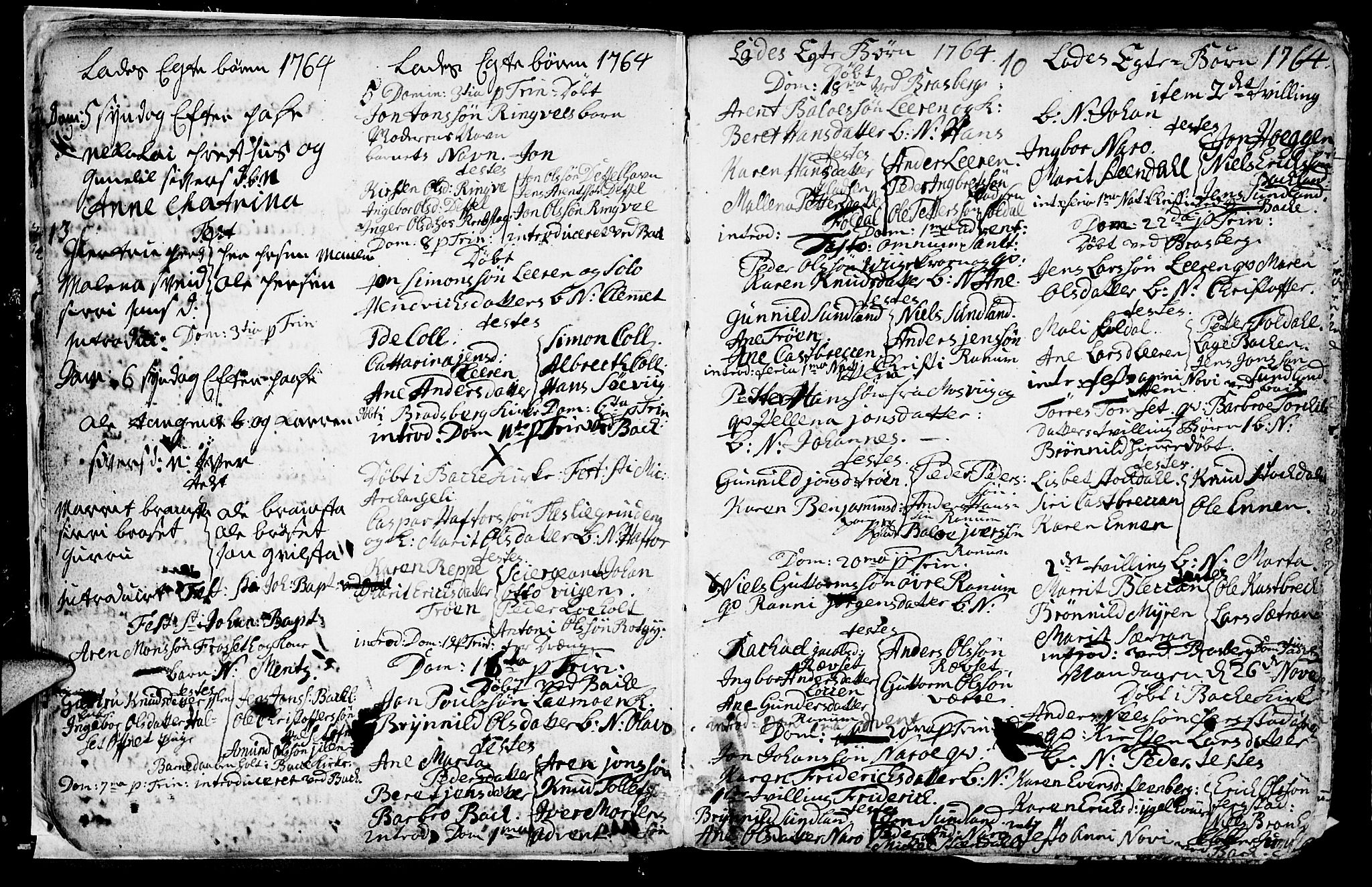 Ministerialprotokoller, klokkerbøker og fødselsregistre - Sør-Trøndelag, SAT/A-1456/606/L0305: Parish register (copy) no. 606C01, 1757-1819, p. 10