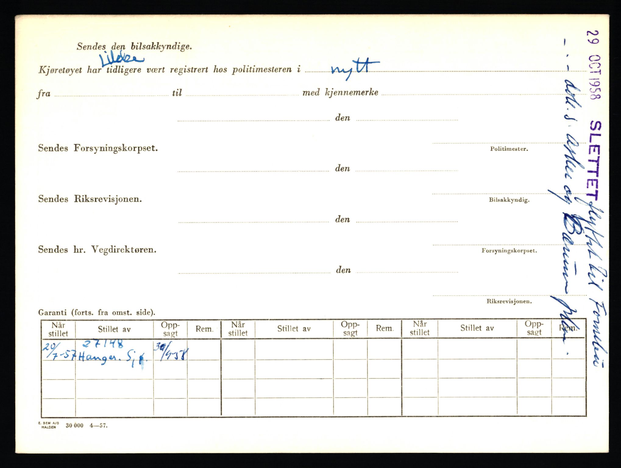 Stavanger trafikkstasjon, AV/SAST-A-101942/0/F/L0045: L-27000 - L-27799, 1930-1971, p. 1728