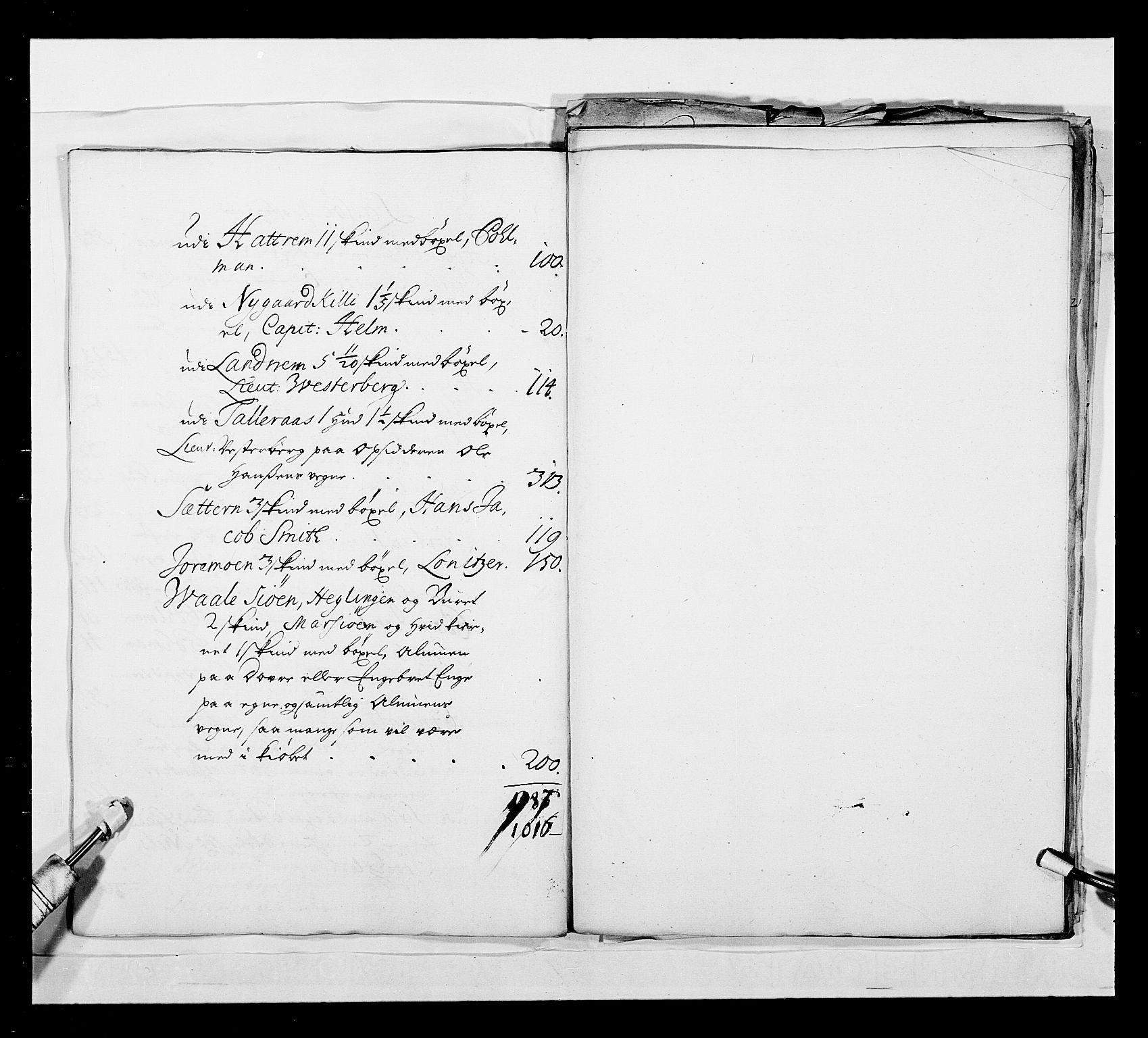 Stattholderembetet 1572-1771, AV/RA-EA-2870/Ek/L0042/0001: Jordebøker o.a. 1720-1728 vedkommende krongodset: / Dokumenter om salget av krongods, 1722-1728, p. 194