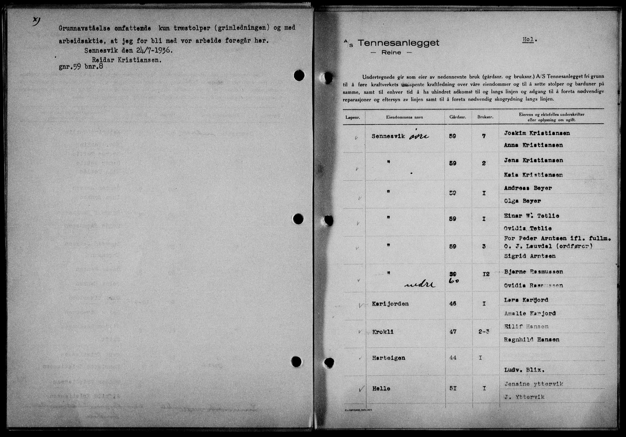 Lofoten sorenskriveri, AV/SAT-A-0017/1/2/2C/L0001a: Mortgage book no. 1a, 1936-1937, Diary no: : 64/1937