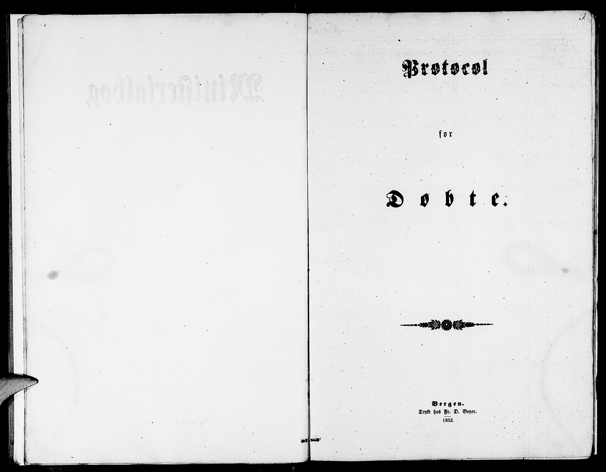 Gaular sokneprestembete, SAB/A-80001/H/Hab: Parish register (copy) no. C 1, 1853-1877, p. 3